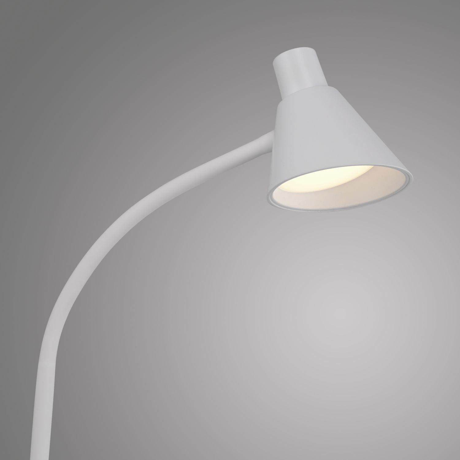 Lampadaire LED blanc métal 150 cm 4 W 3000 K flexible Lampe, Lampenschirm