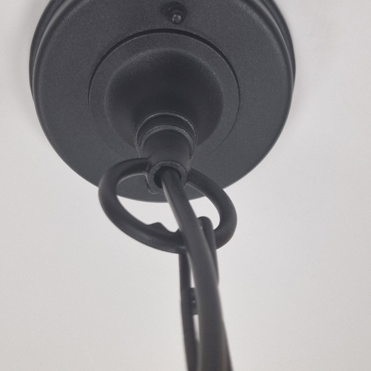 Außenlampe Schwarz IP44 E27 Glas Aluminium Rustikal Adapter, Elektronik