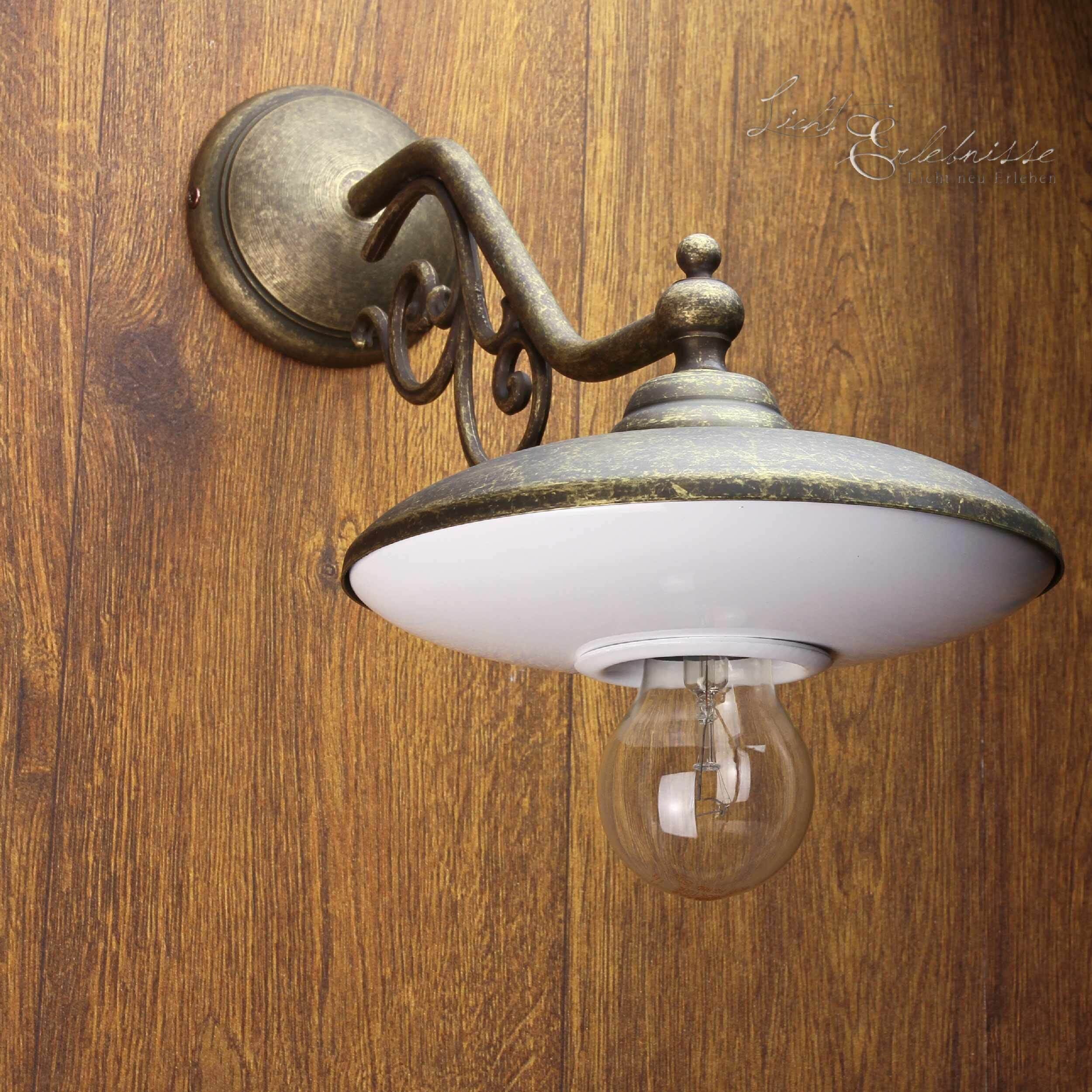 Applique murale rustique E27 Marte blanc Drinnen, Innenarchitektur, Leuchte