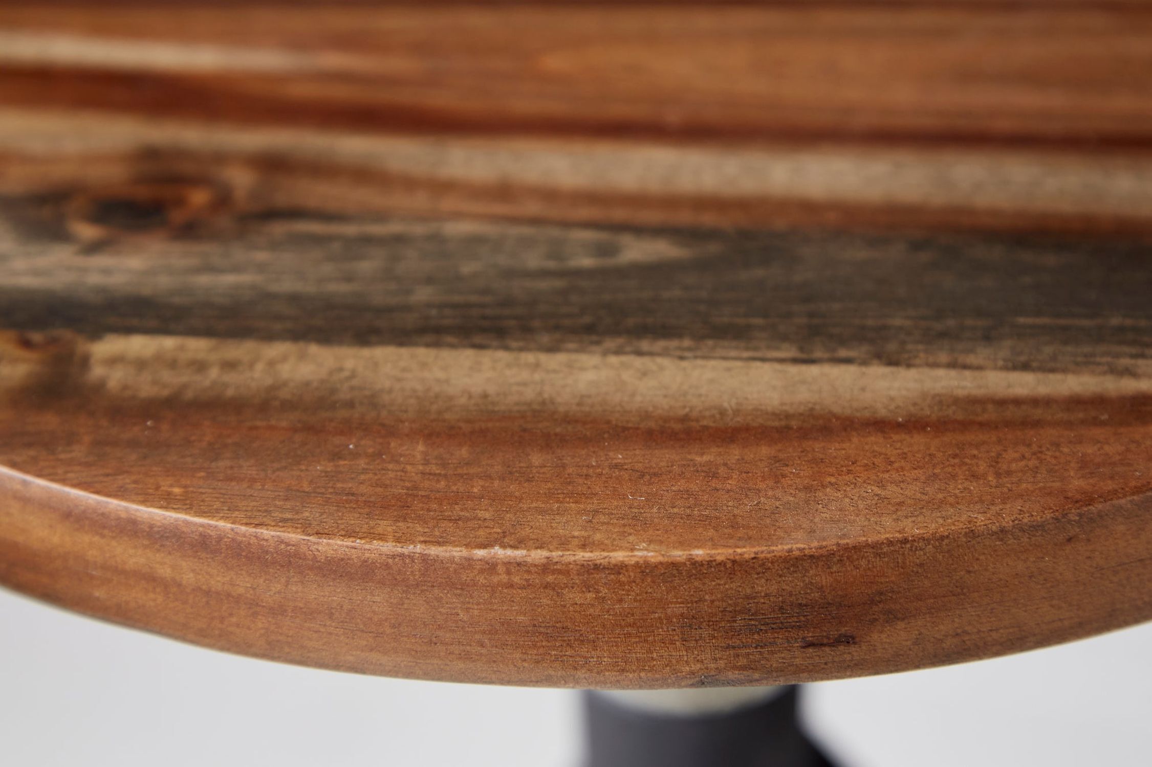 Tabouret réglable en hauteur Industrial bois d'acacia métal Holz, Tabelle, Hartholz, Gebeiztes Holz, Tischplatte