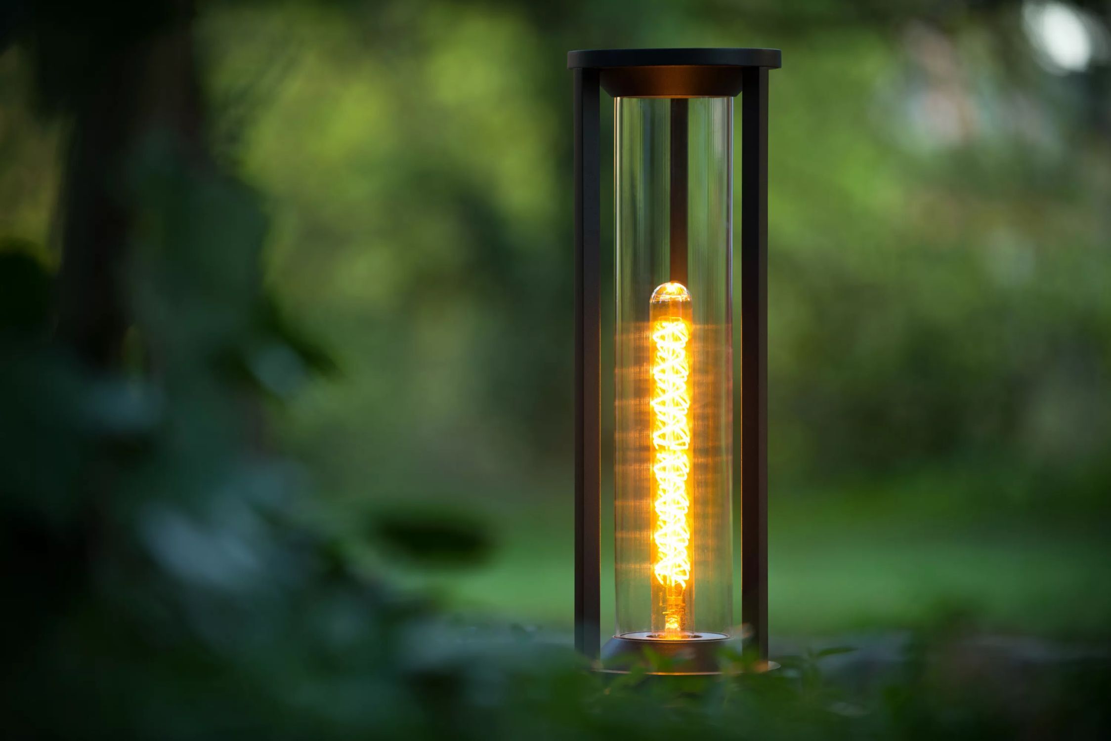 Wegeleuchte Aluminium Schwarz IP65 50 cm Garten Eingang Lampe