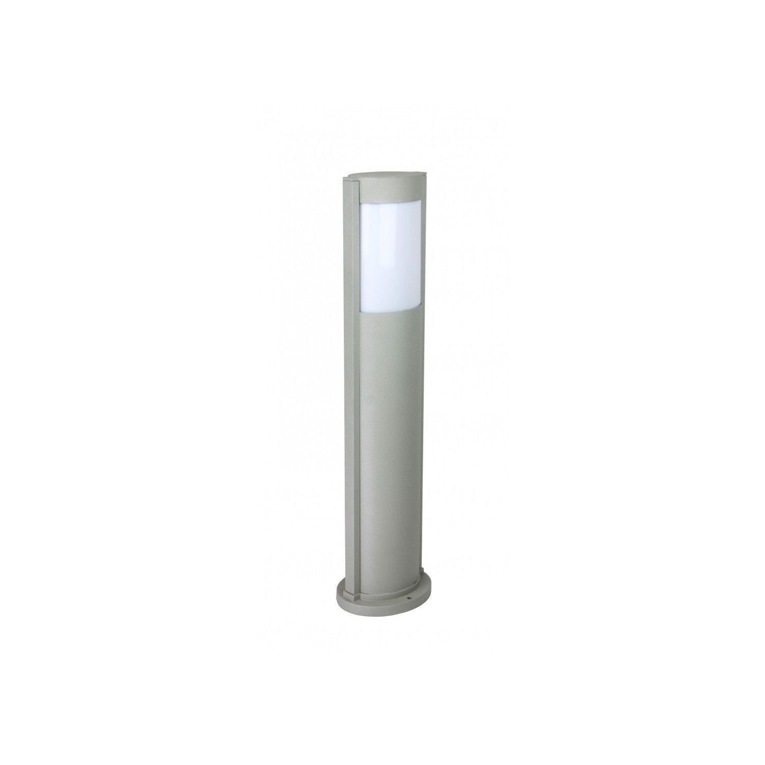 Wegleuchte, Außenpfostenleuchte, LED-Lampe, stahlgrau, bodengestützt