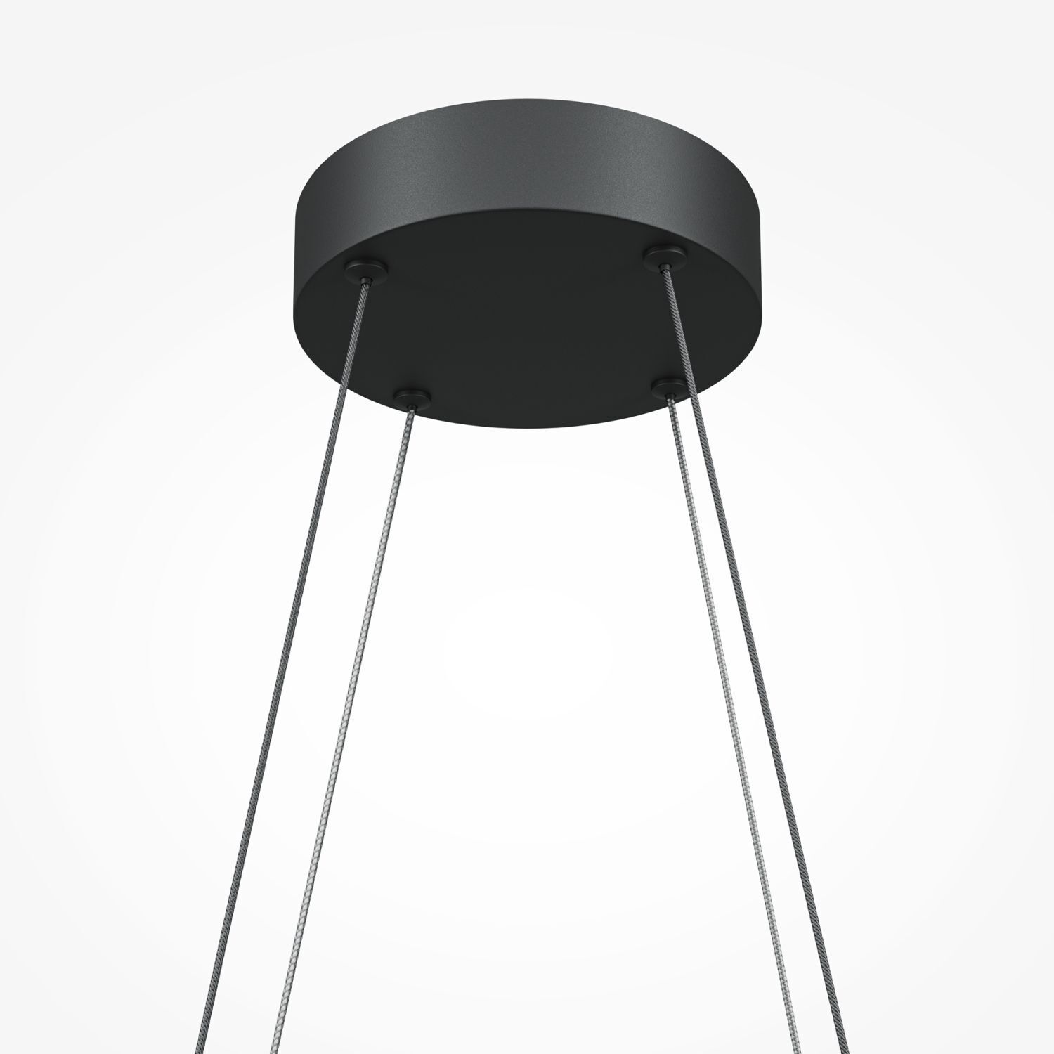 LED Hängelampe Aluminium H: max. 307 cm Schwarz 800 lm Lampe