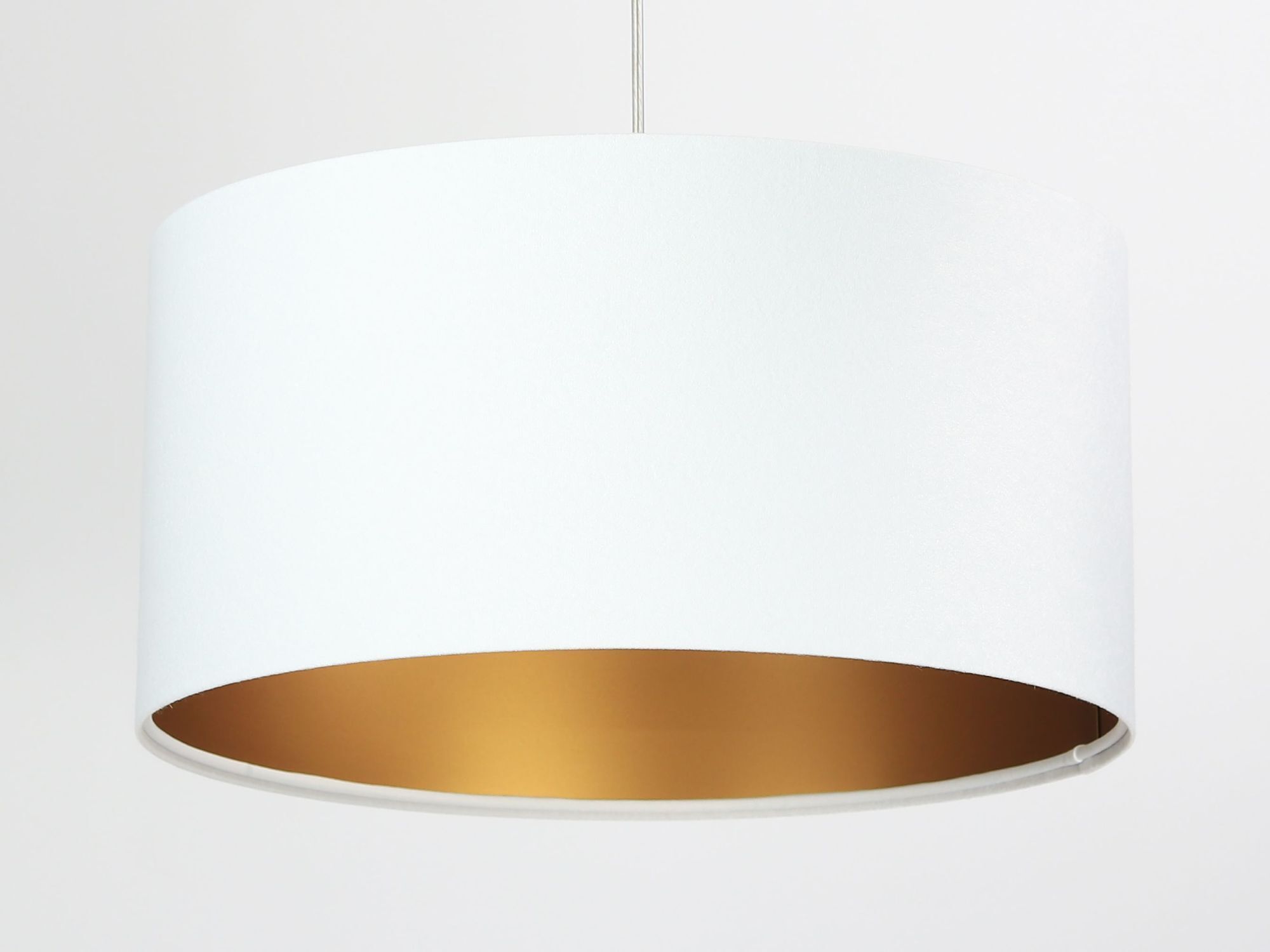 Suspension ROSIE Blanc Or Rétro ronde Table à manger Lampe, Lampenschirm