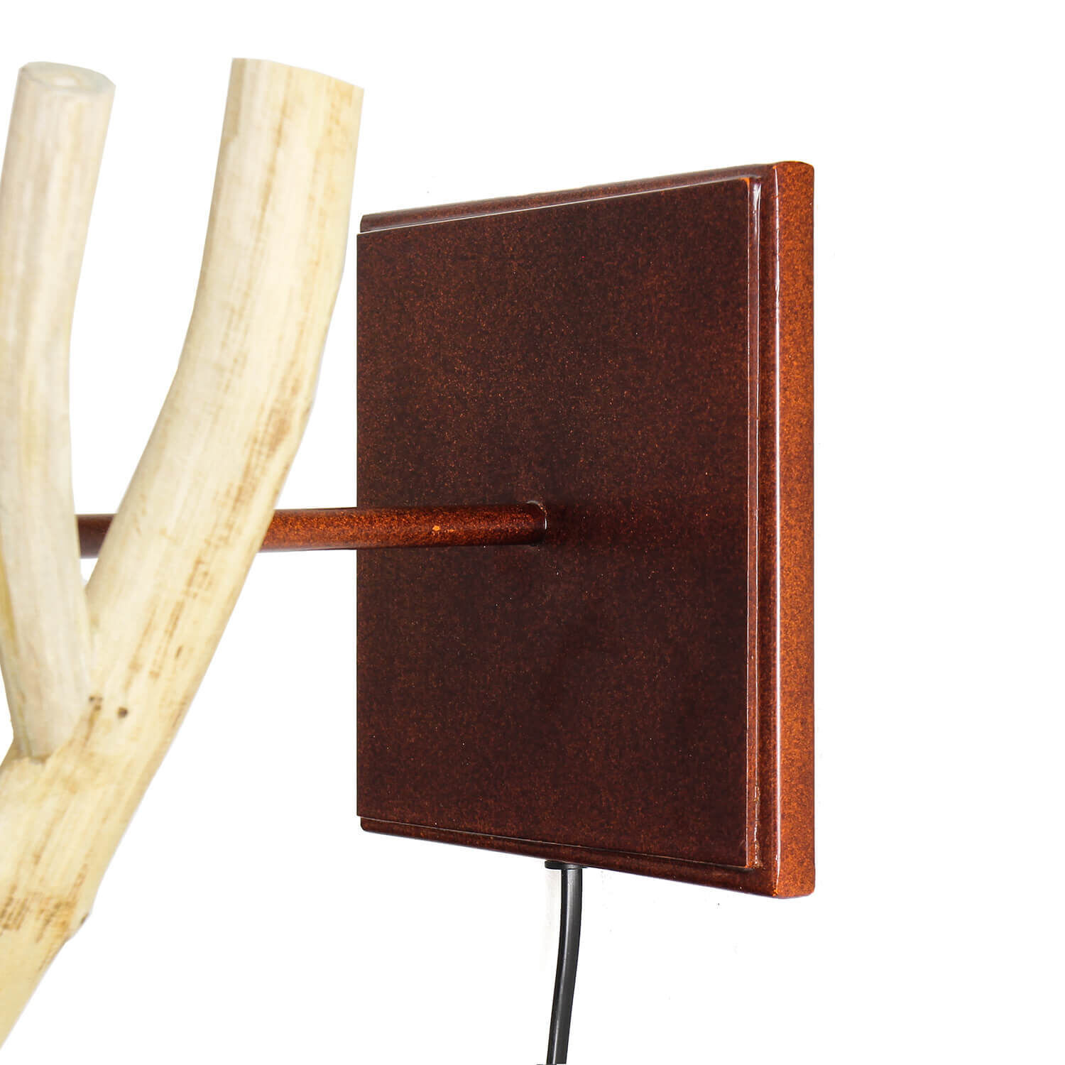 Treibholz Lampe Wand Stoff Schirm Handarbeit SURIN Treibholz Lampe Wand Stoff Schirm Handarbeit SURIN