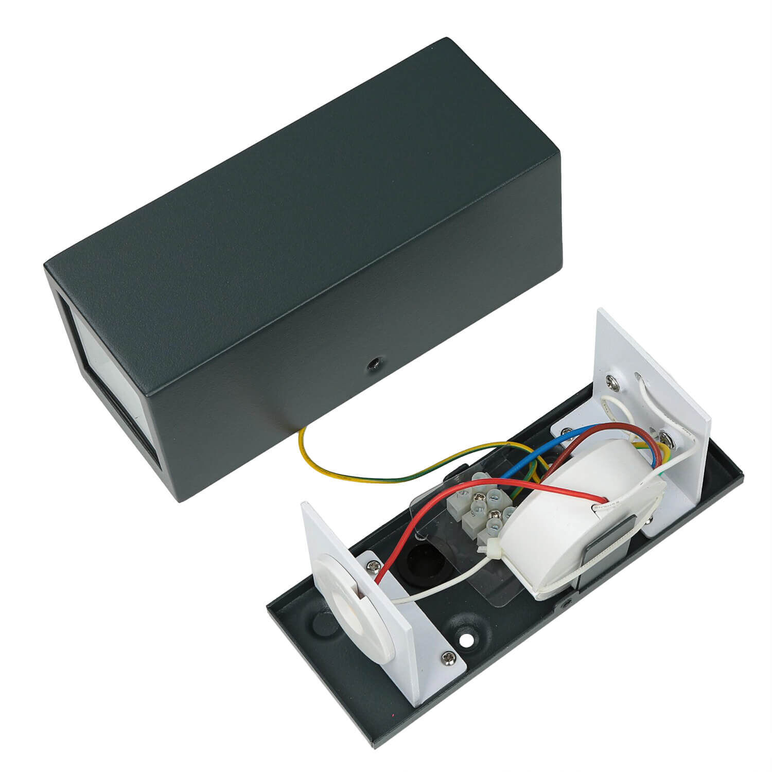 Up Down Wandleuchte Anthrazit LED 3000K IP44 Adapter, Elektronik, Computer-Ausrüstung, Computerausrüstung