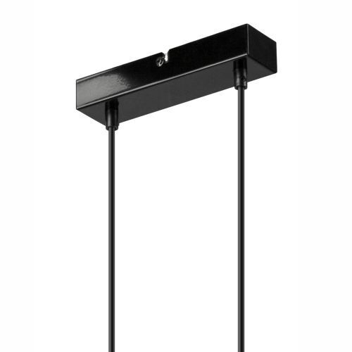 Suspension CHANIA Noir long Lampe de table à manger