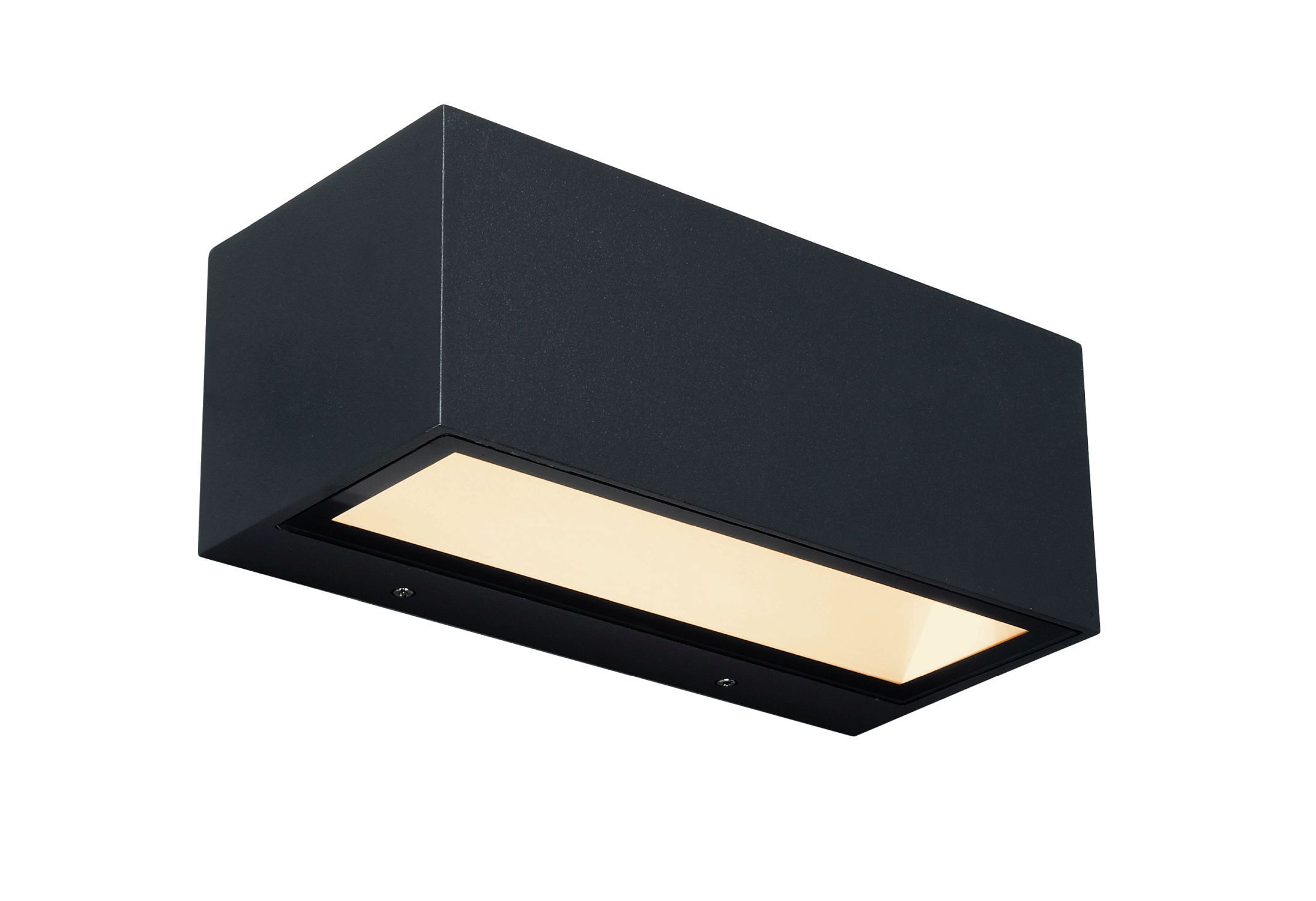 LED Wandlampe Aluminium Schwarz 3000 K IP54 Up Down