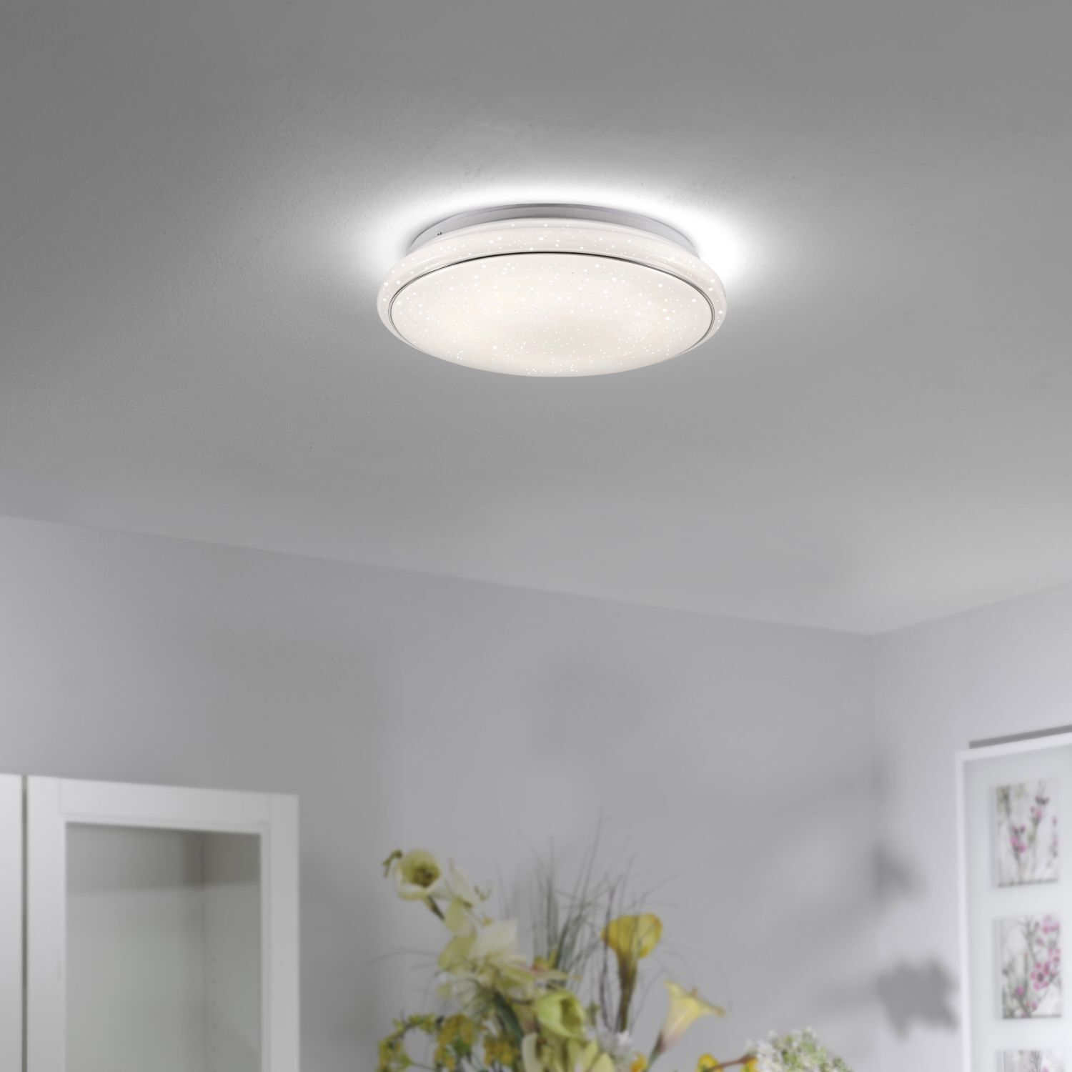 LED Deckenleuchte Nachthimmel Timer Ø35 cm 3000-5000 K
