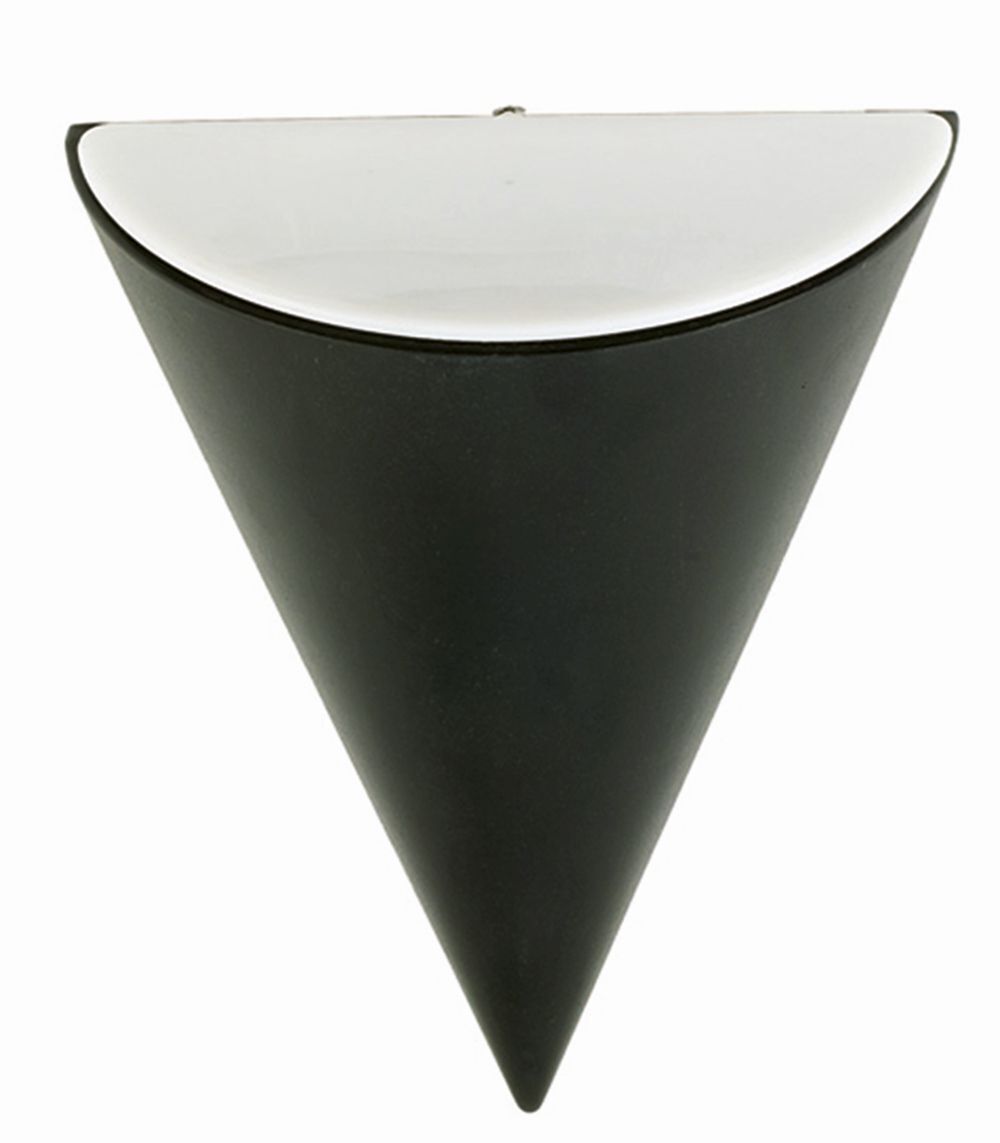 Lampe d'extérieur de style mur IP44 noir E27 anti-éblouissement