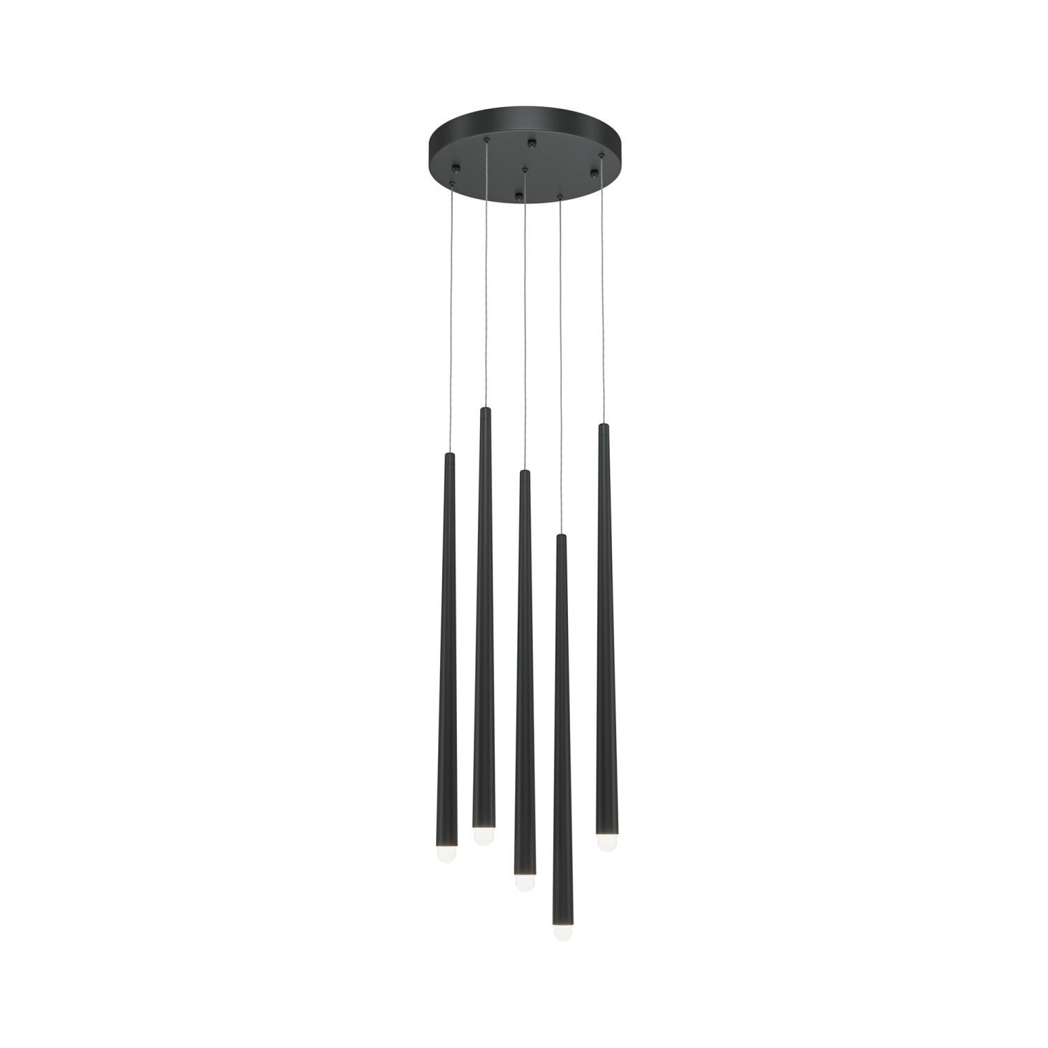 Lampe LED à suspendre Aluminium L : 32 cm H : max. 369,3 cm ronde