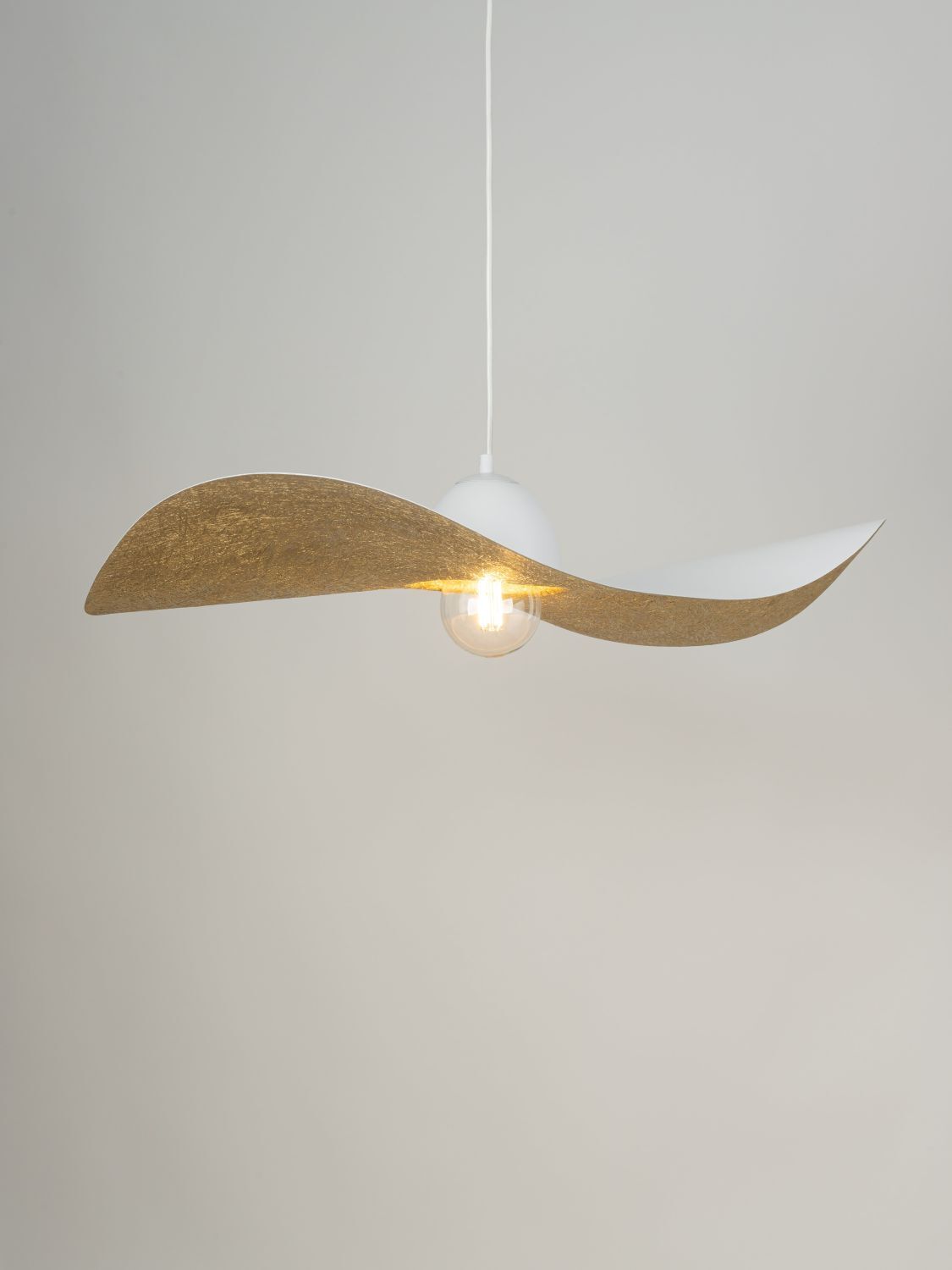 Hängeleuchte E27 Weiß Gold Modern Esszimmer