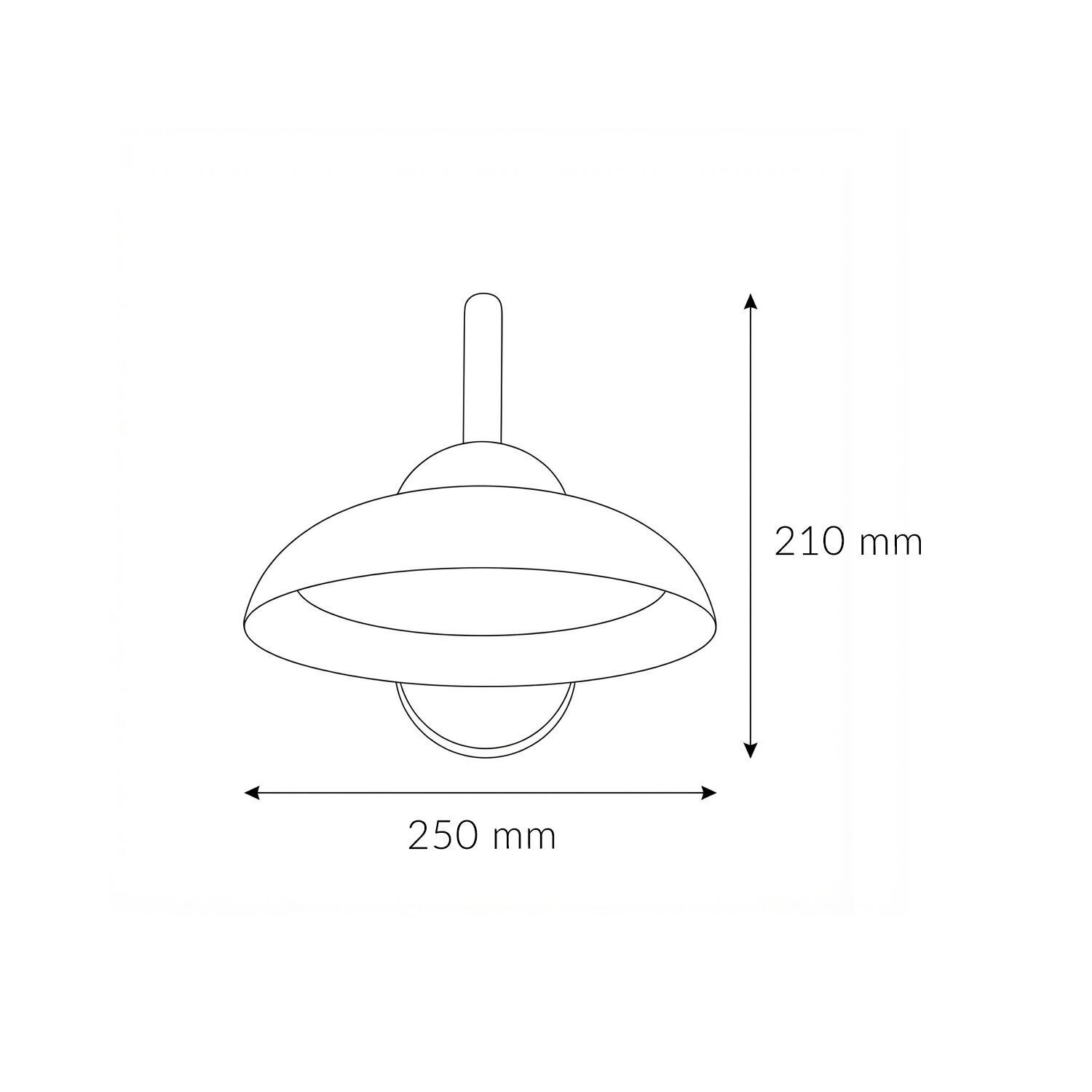 LED Wandleuchte außen Aluminium IP54 1200 lm Weiß Diagramm, Handlung
