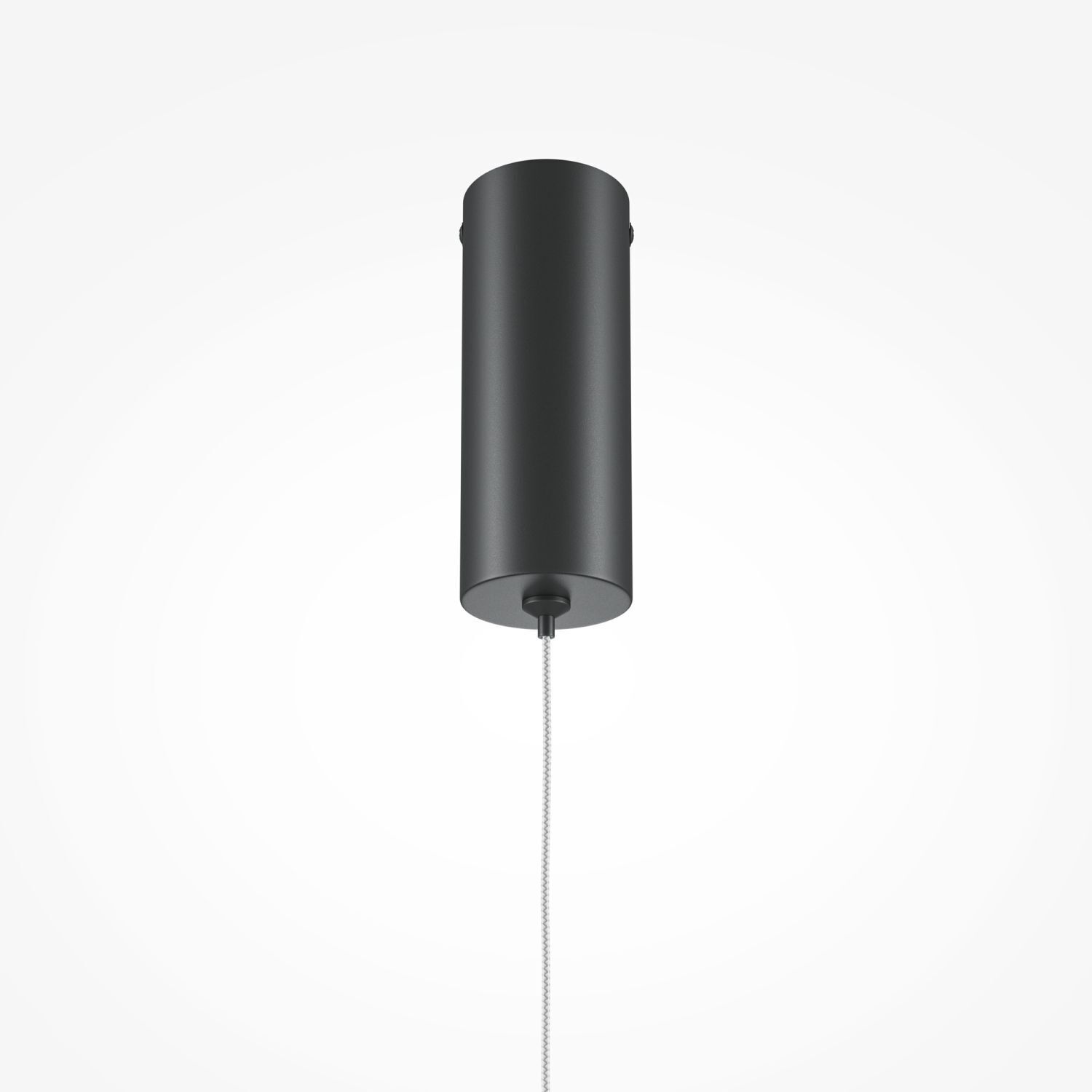 Suspension LED Aluminium rond D : 1,7 cm Noir LINA