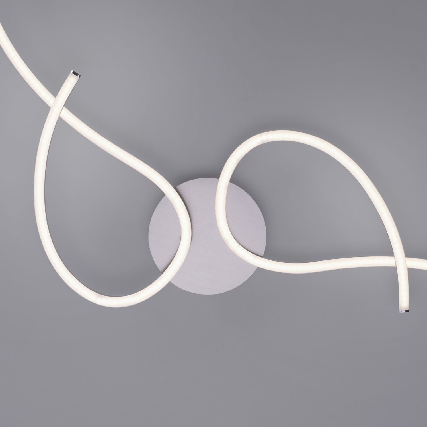 Plafonnier LED flexible acier métal blanc chaud 14 W Deckenleuchte, Knoten