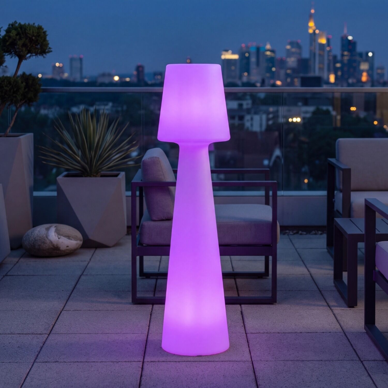 LED-Lampe, Außenlampe, RGB-Lampe, Outdoor-Beleuchtung, Bodenlampe