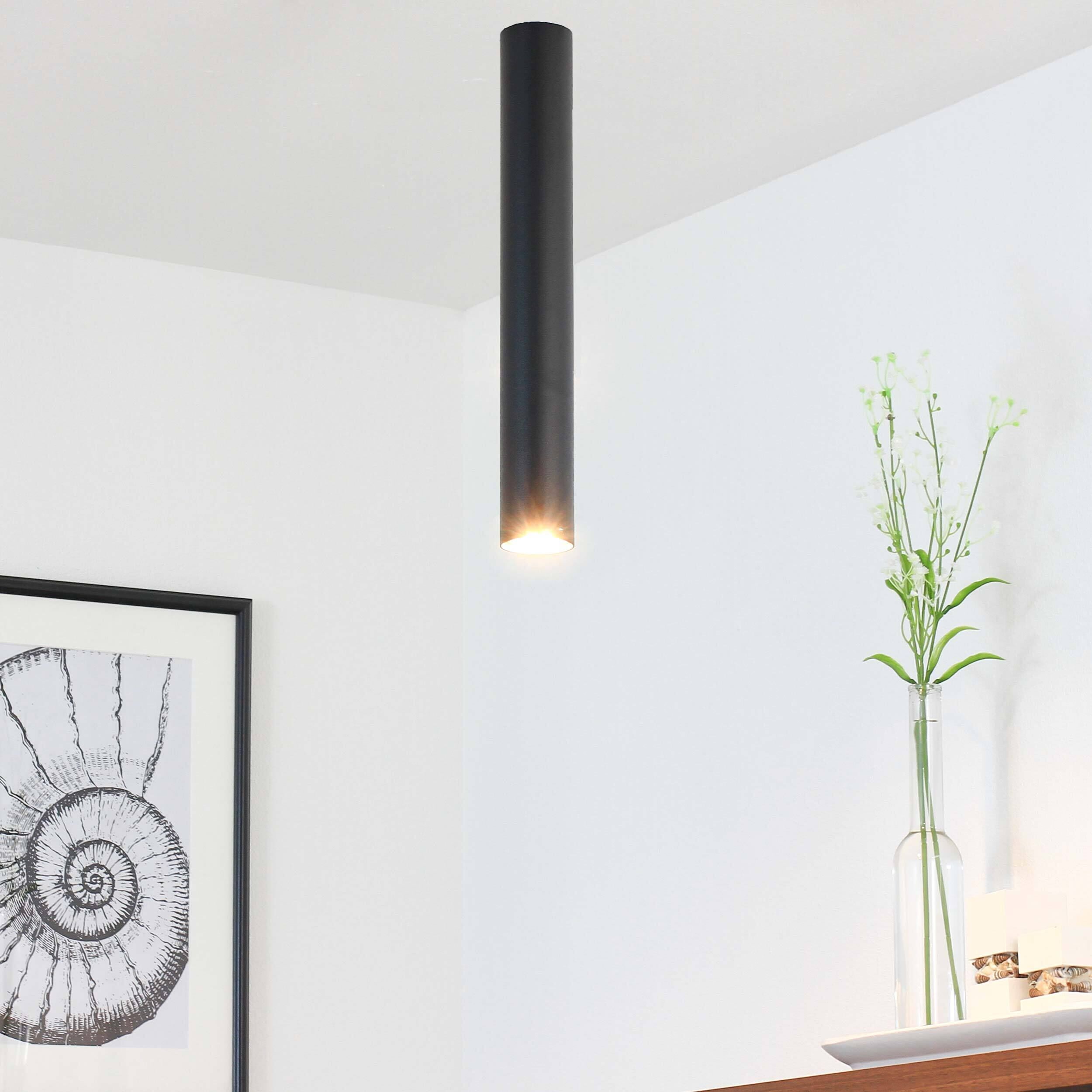 Deckenspot Modern in Schwarz für den Esstisch