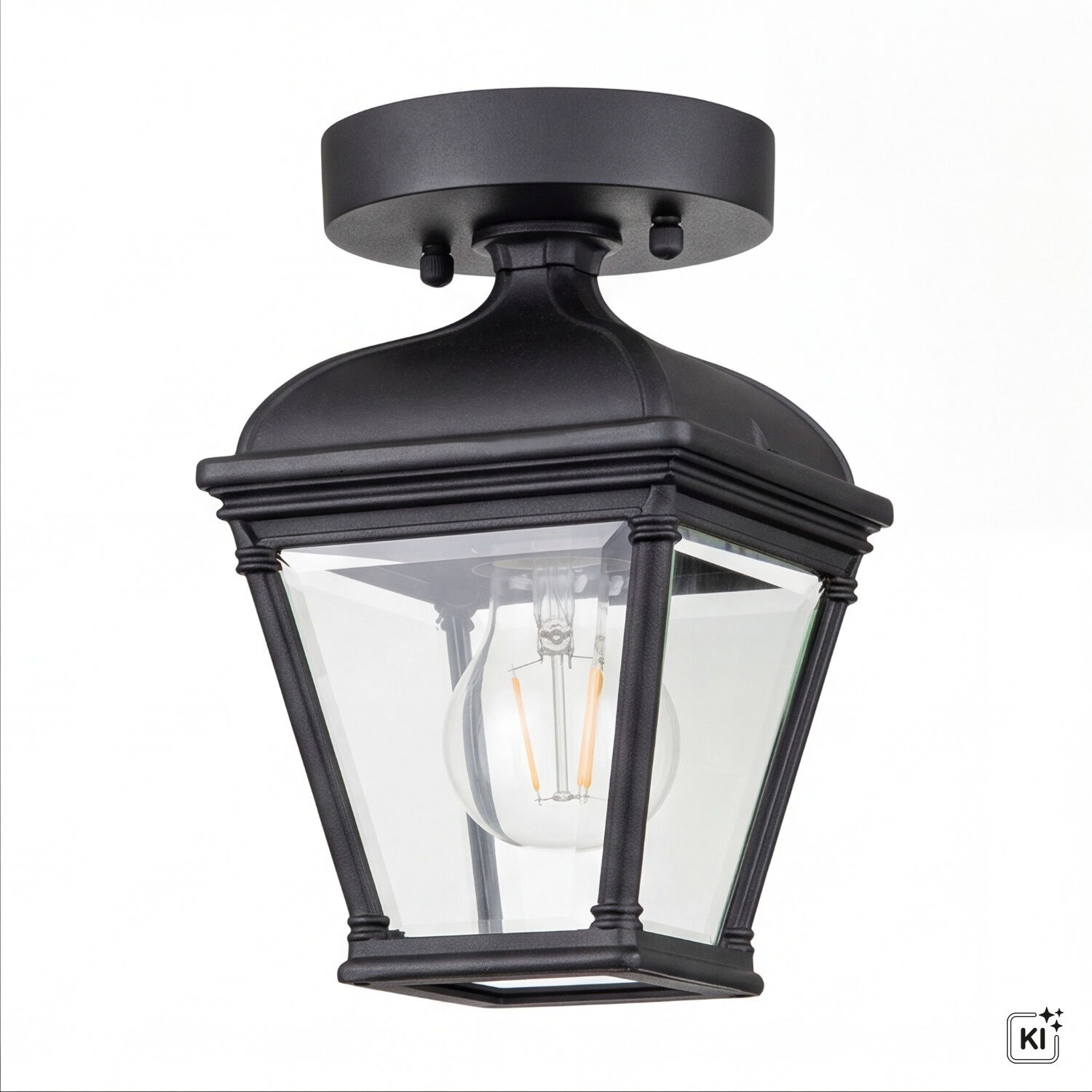 Lampe d'extérieur E27 IP44 Vintage plafond entrée CHELTENHAM