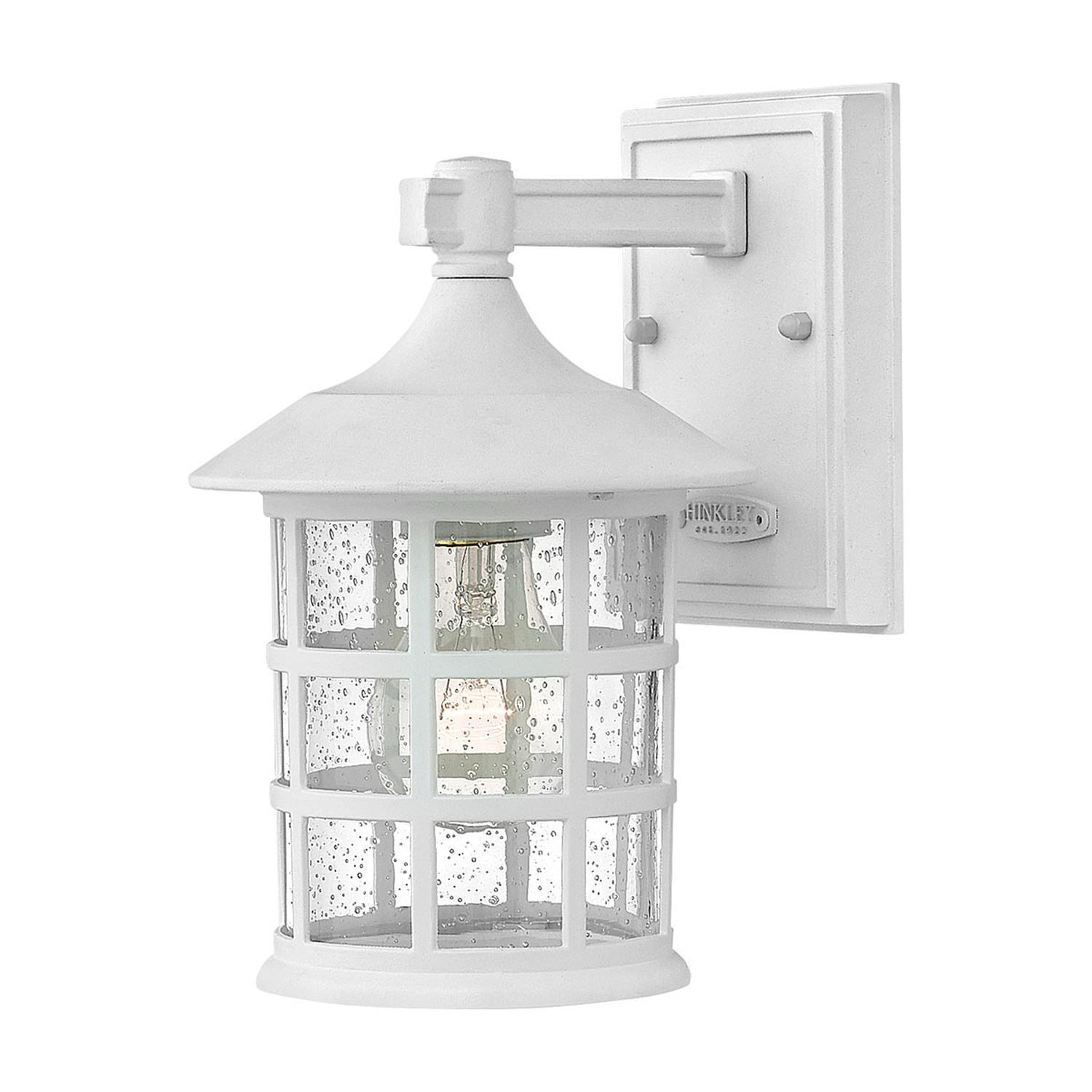Applique extérieure H : 23,8 cm IP44 Blanc E27 Vintage Lampe, Leuchte
