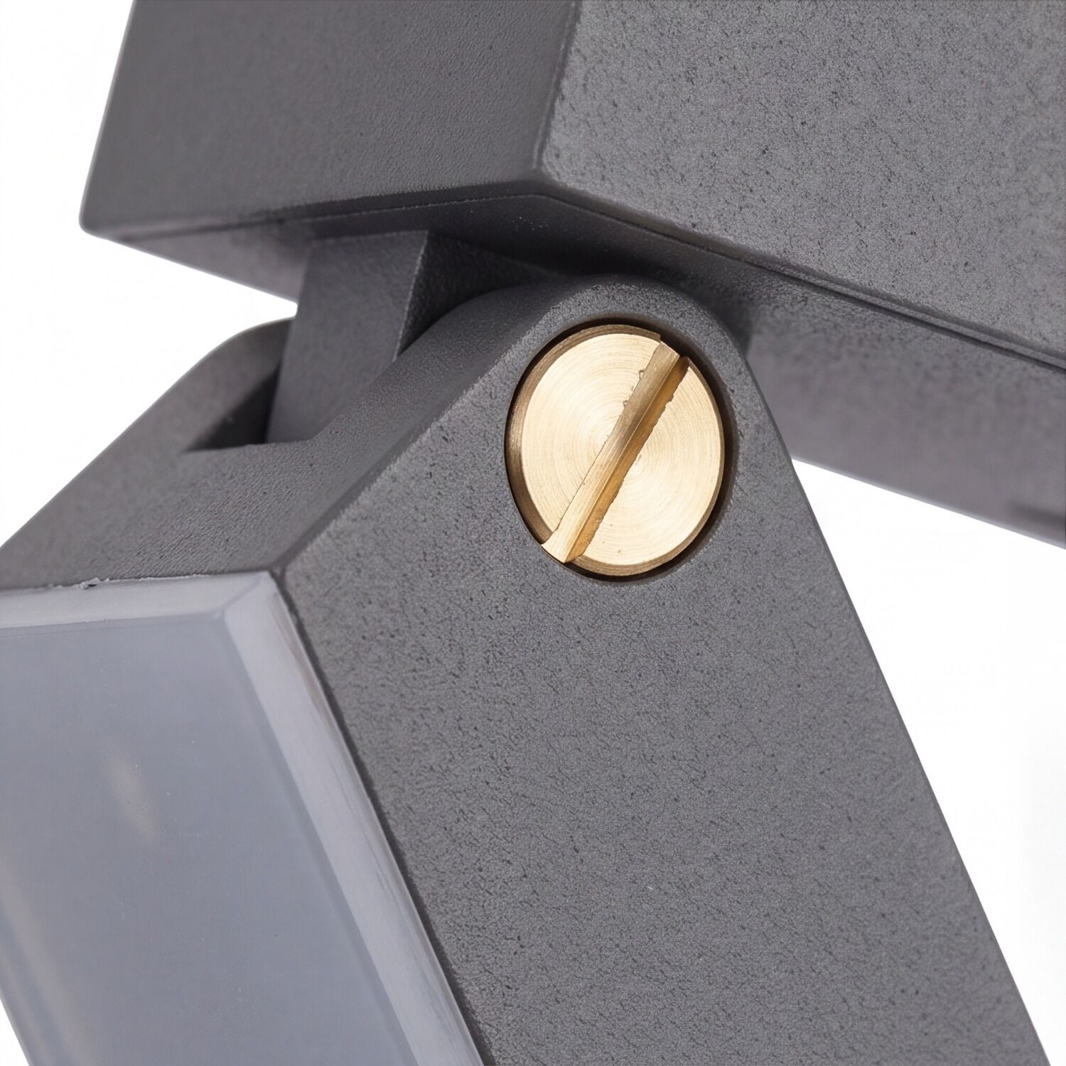 Akkusolar, LED-Lampe, Messingknopf, Verstellbare Halterung, Außenleuchte