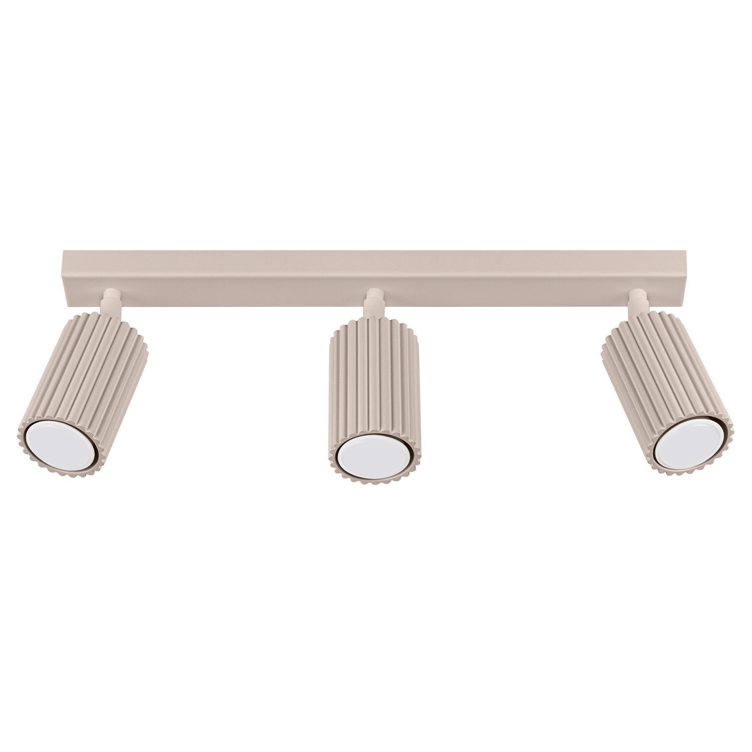 Deckenstrahler 3-flammig verstellbar 45 cm GU10 Taupe Beleuchtung, Leuchte, Deckenleuchte