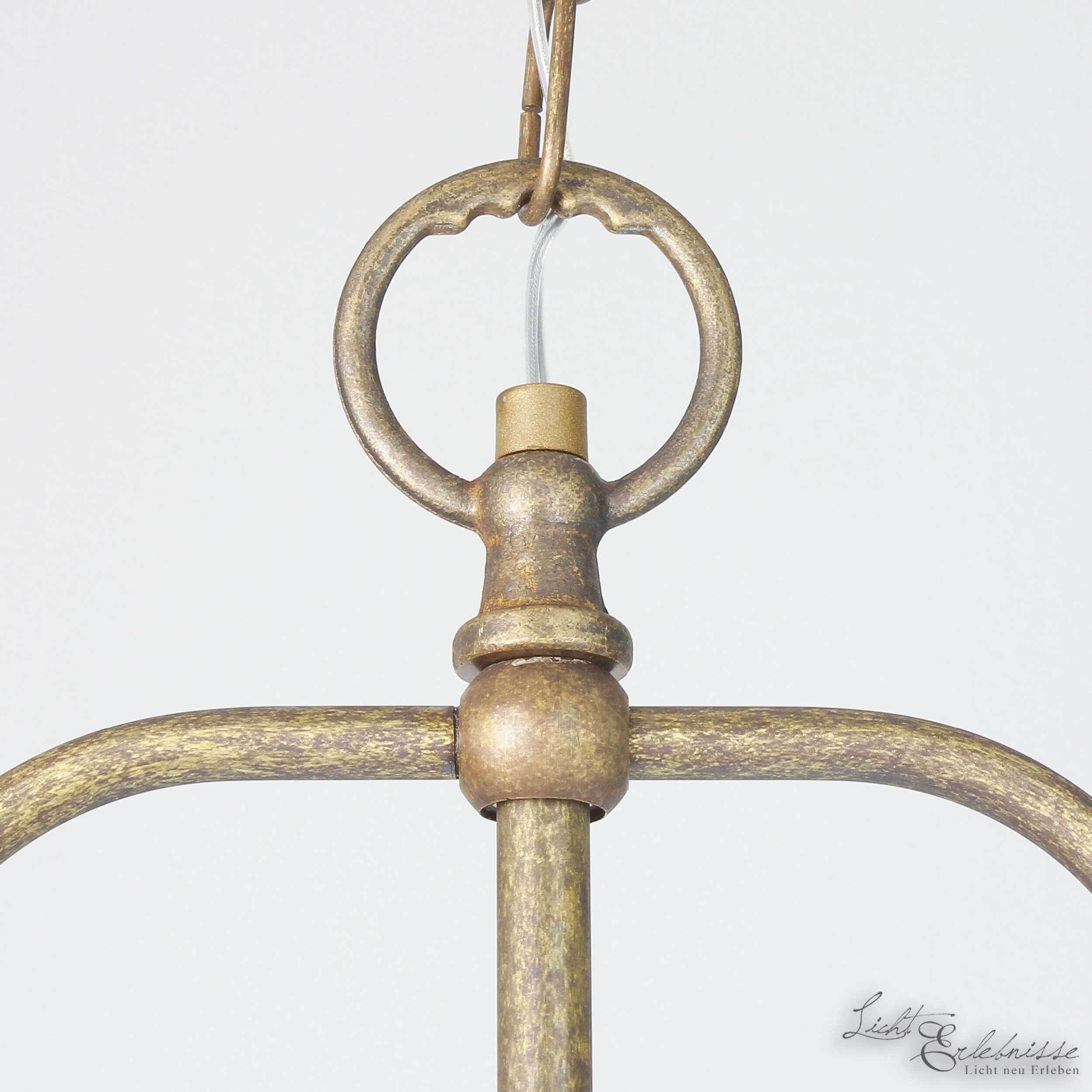 Hängeleuchte Bronze Antik 2-flmg Rustikal Premium Bronze