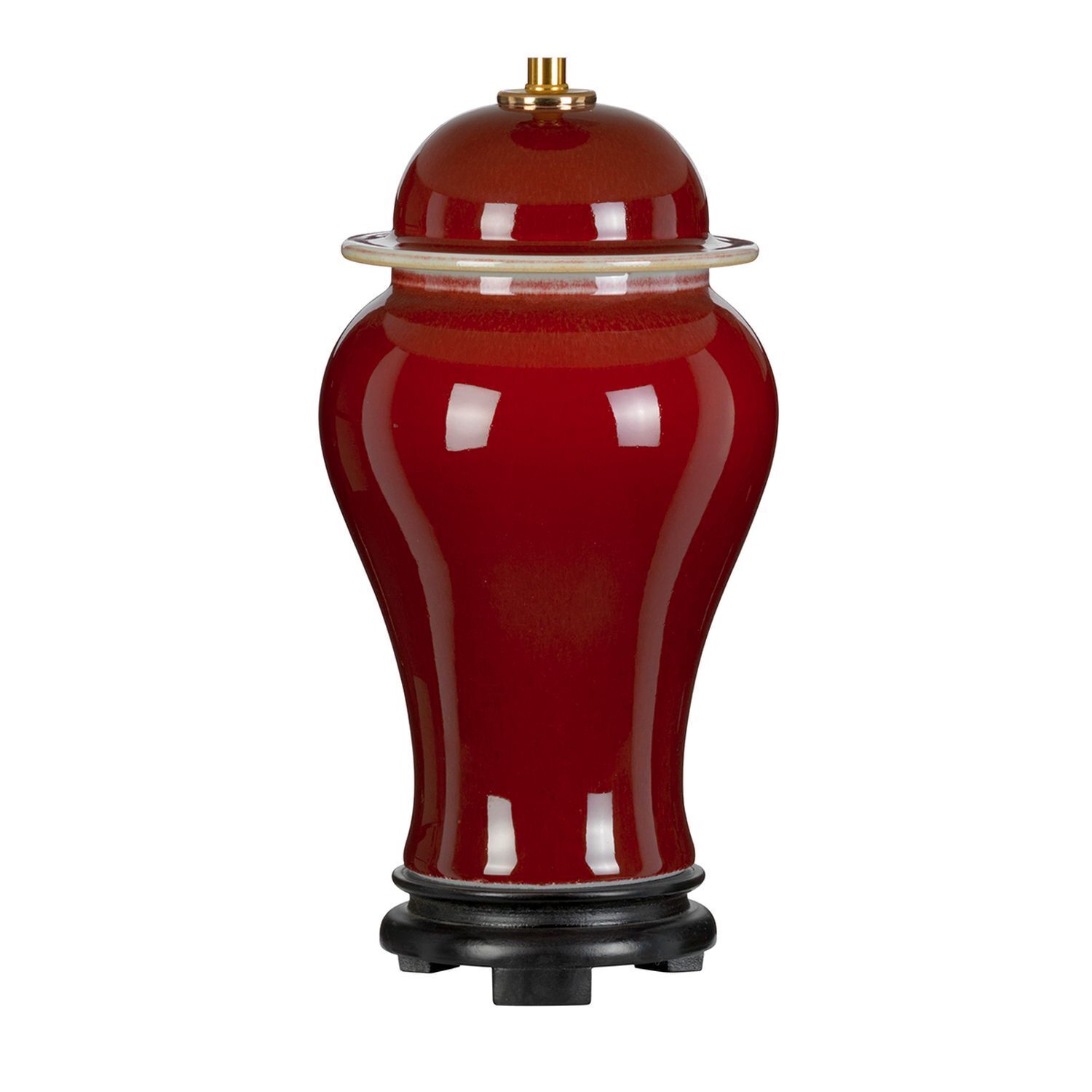 Pied pour lampe de table Céramique 40 cm Rouge Classique E27 Krug, Töpferei, Urne, Essen, Ketchup