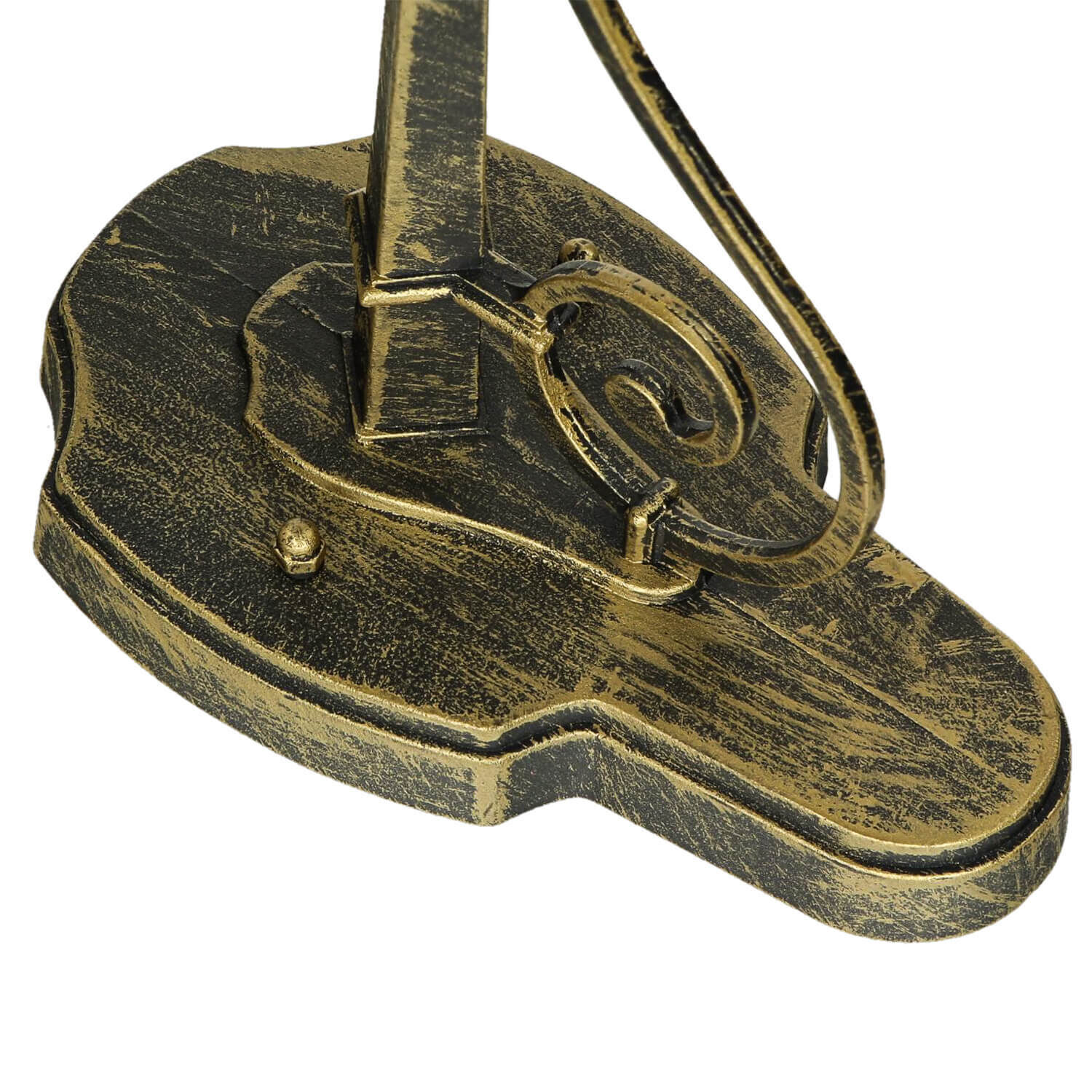 Rustikale Wand Außenleuchte BREST Gold Antik 54cm Bronze