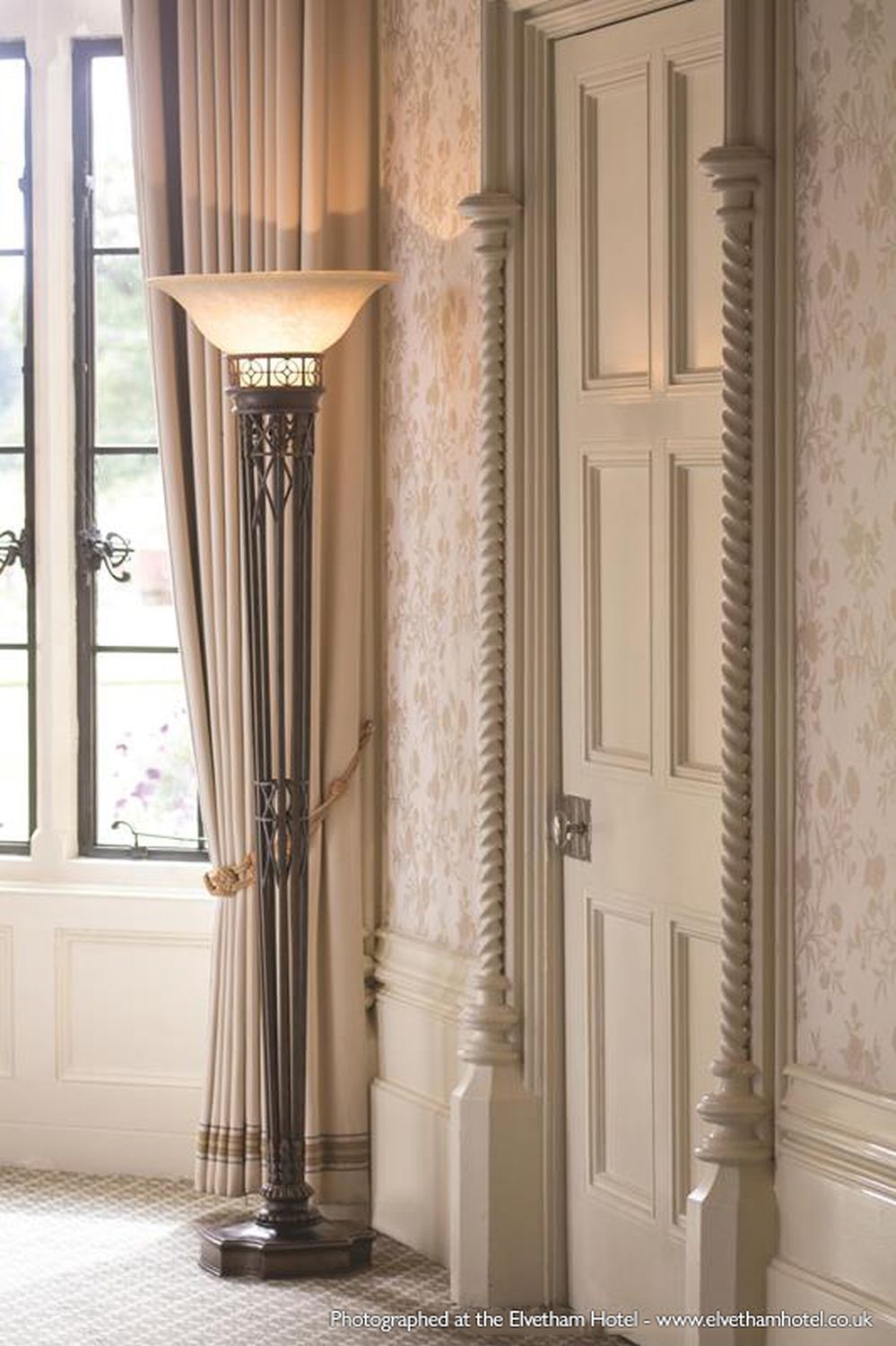 Stehlampe CARMEN 189cm Wohnzimmer Fackel Leuchte Lampe