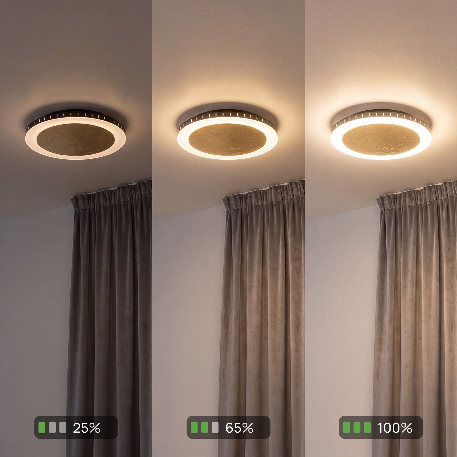 deckenleuchte, runde lampe, led ring, hok light, wohnzimmer beleuchtung