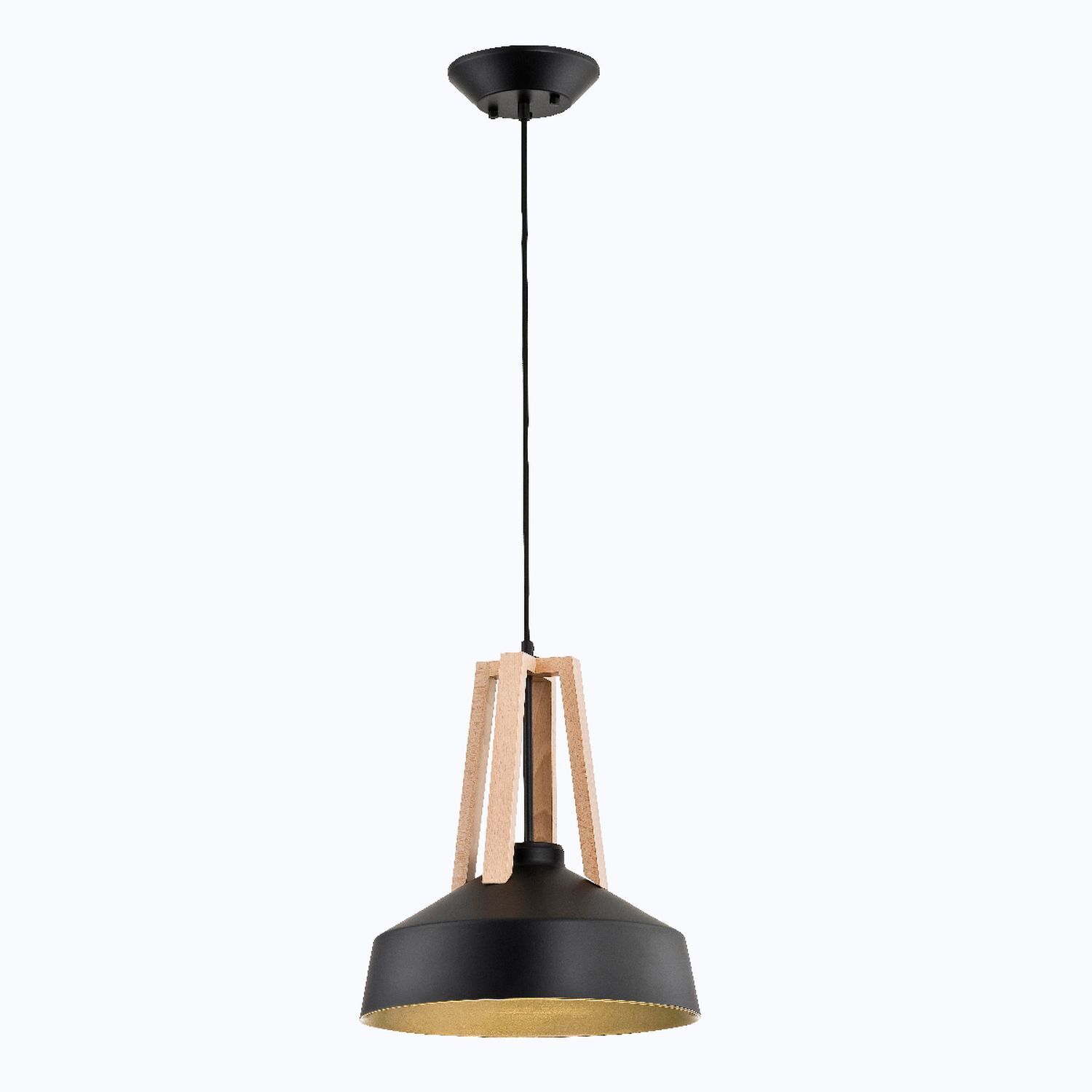 haengelampe-skandinavische-leuchte-holzleuchte-wohnzimmer-edera-1x-e27-bis-15w-schwarz-holz-metall-holz-le130584-01 Hängelampe, Pendelleuchte, Schwarz, Metall, Holz Akzent