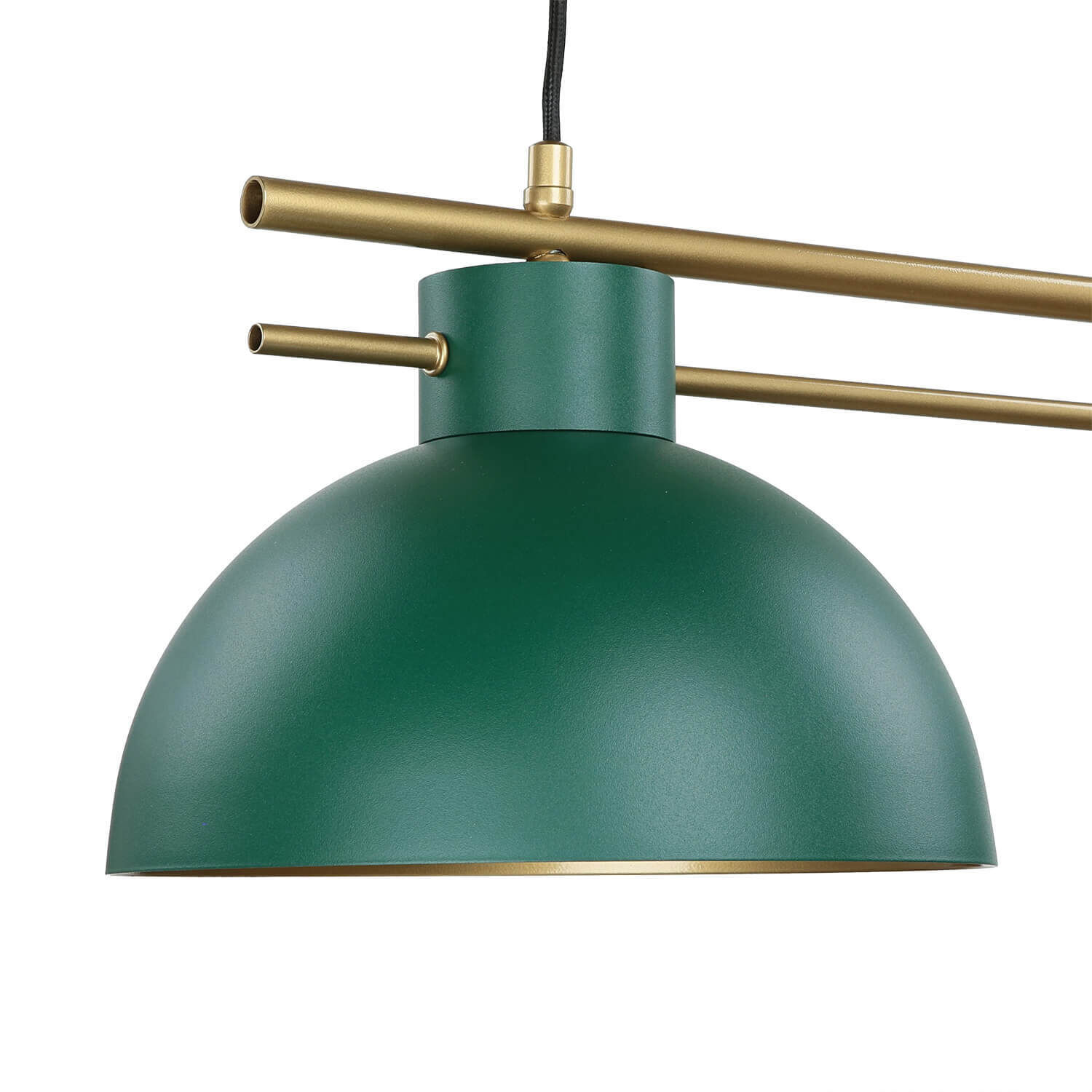 Elegante Pendelleuchte Dunkelgrün Gold E27 85,5 cm Leuchte, Lampe, Deckenventilator, Gerät, Elektrisches Gerät