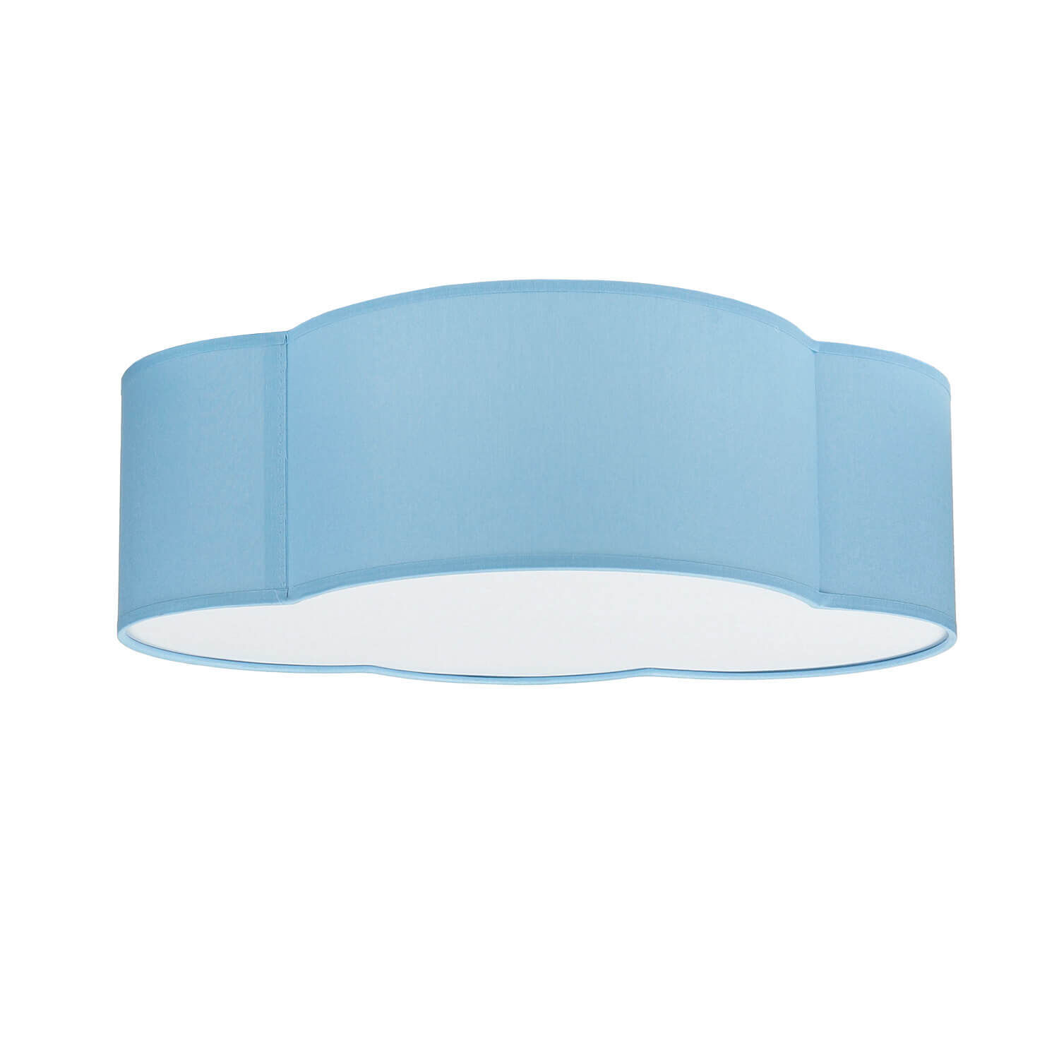 Kinderlampe Blau Wolke blendarm 41 cm lang 2x E27