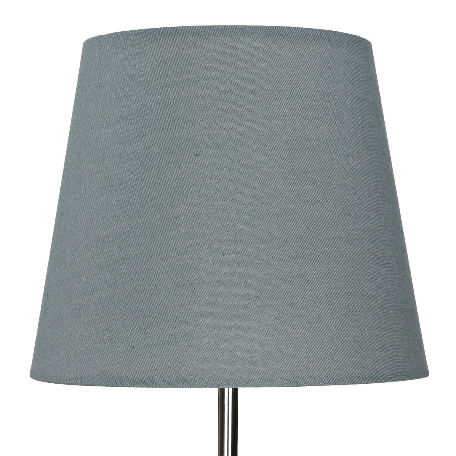 Lampe de table moderne Tissu Gris Métal 33 cm élégant E14 Lampe, Lampenschirm
