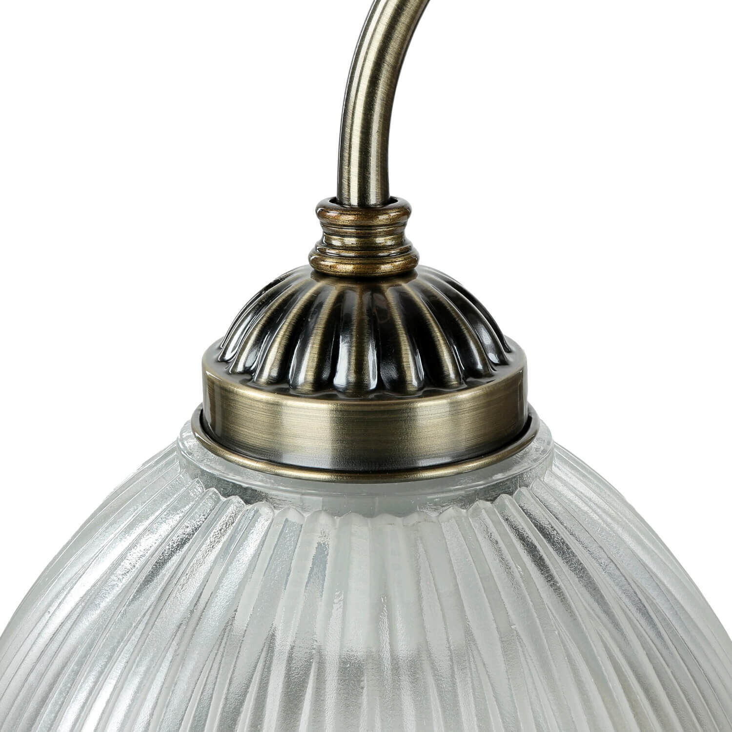 Jugendstil Wandlampe mit Glasschirm Antik Lampe, Leuchte