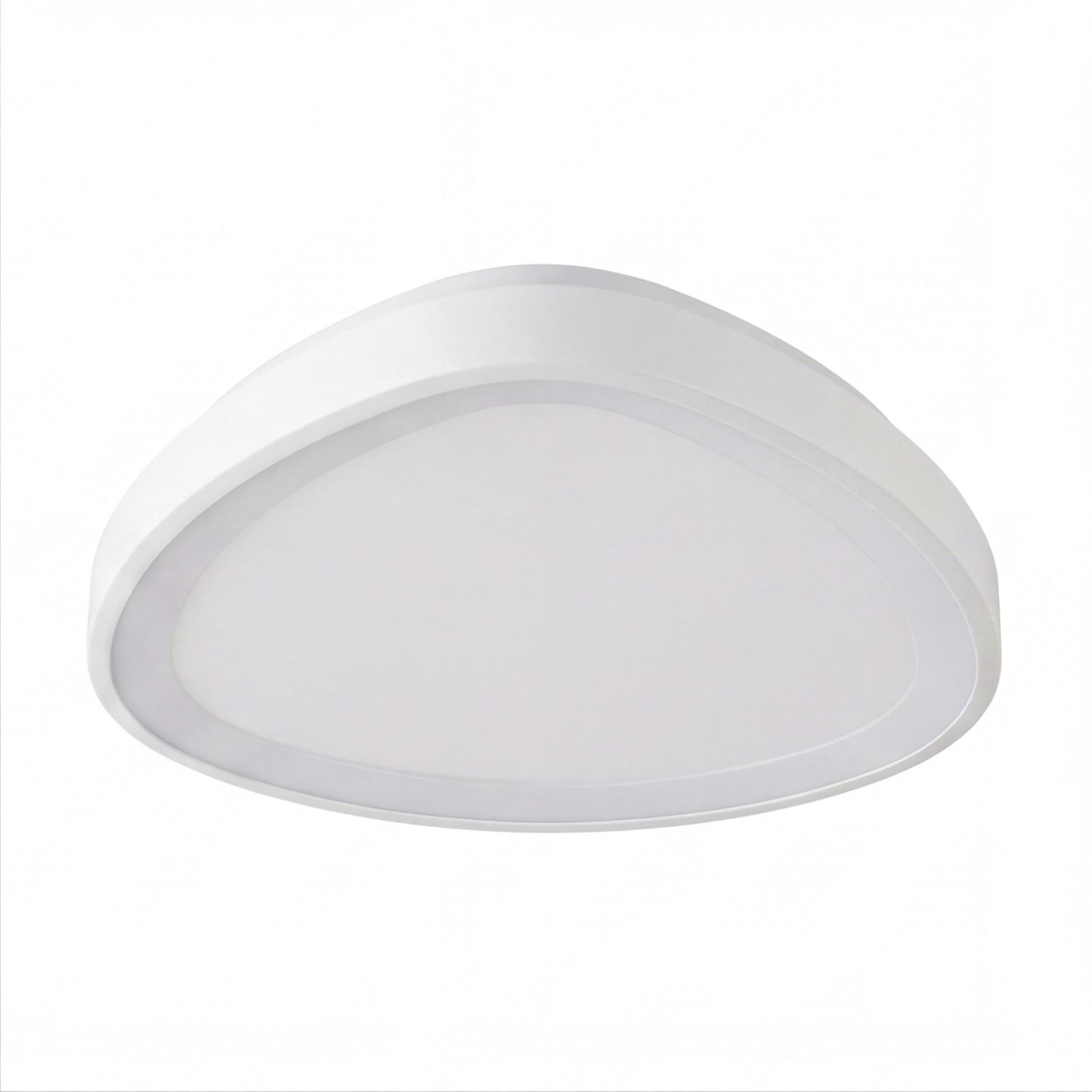LED Deckenlampe Weiß Aluminium dimmbar 3000/4000/6500K deckenleuchte, rund, weißer, led, flaeche