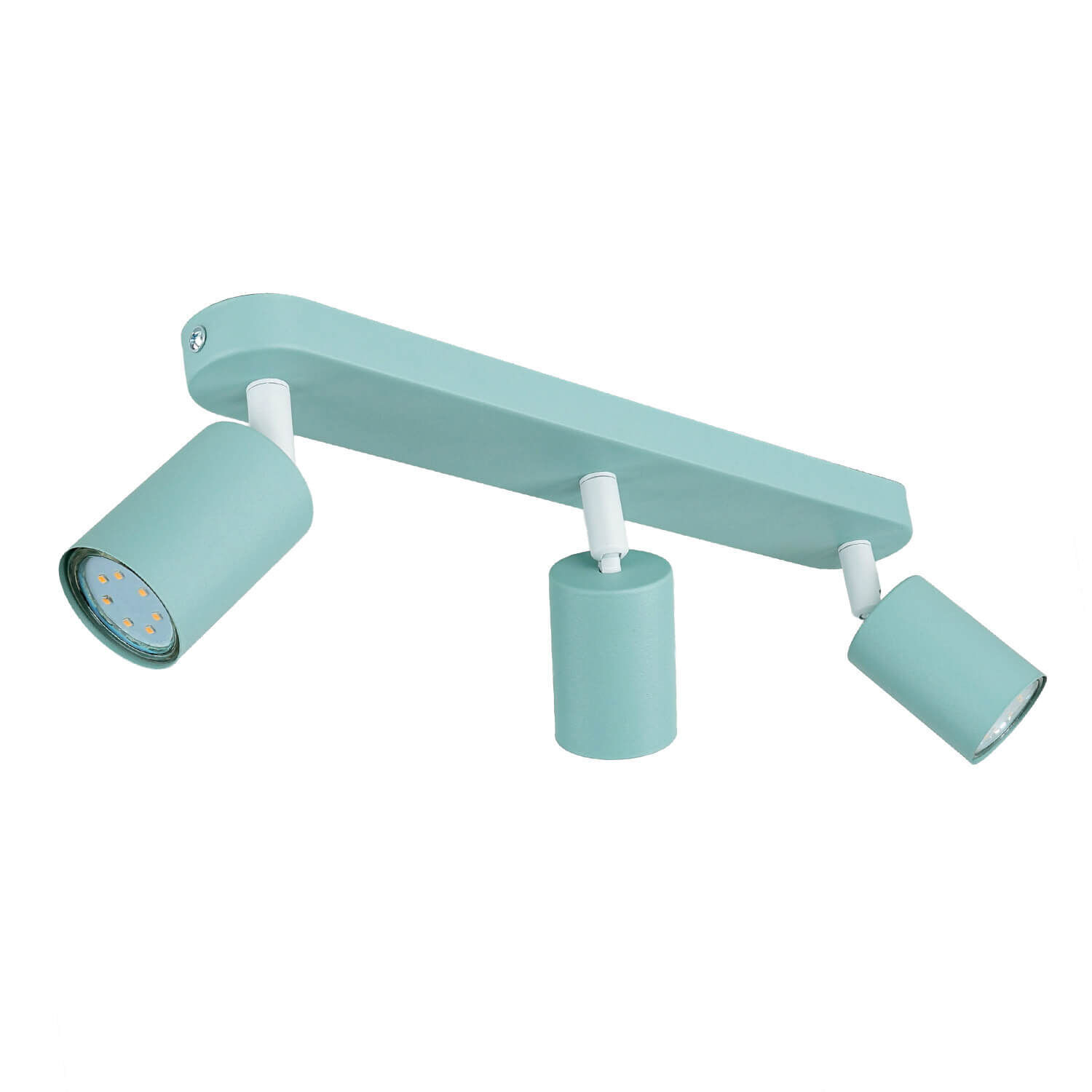 Kinderzimmerlampe Decke Mint L: 52 cm Metall 3-flammig GU10 Beleuchtung, Lampe