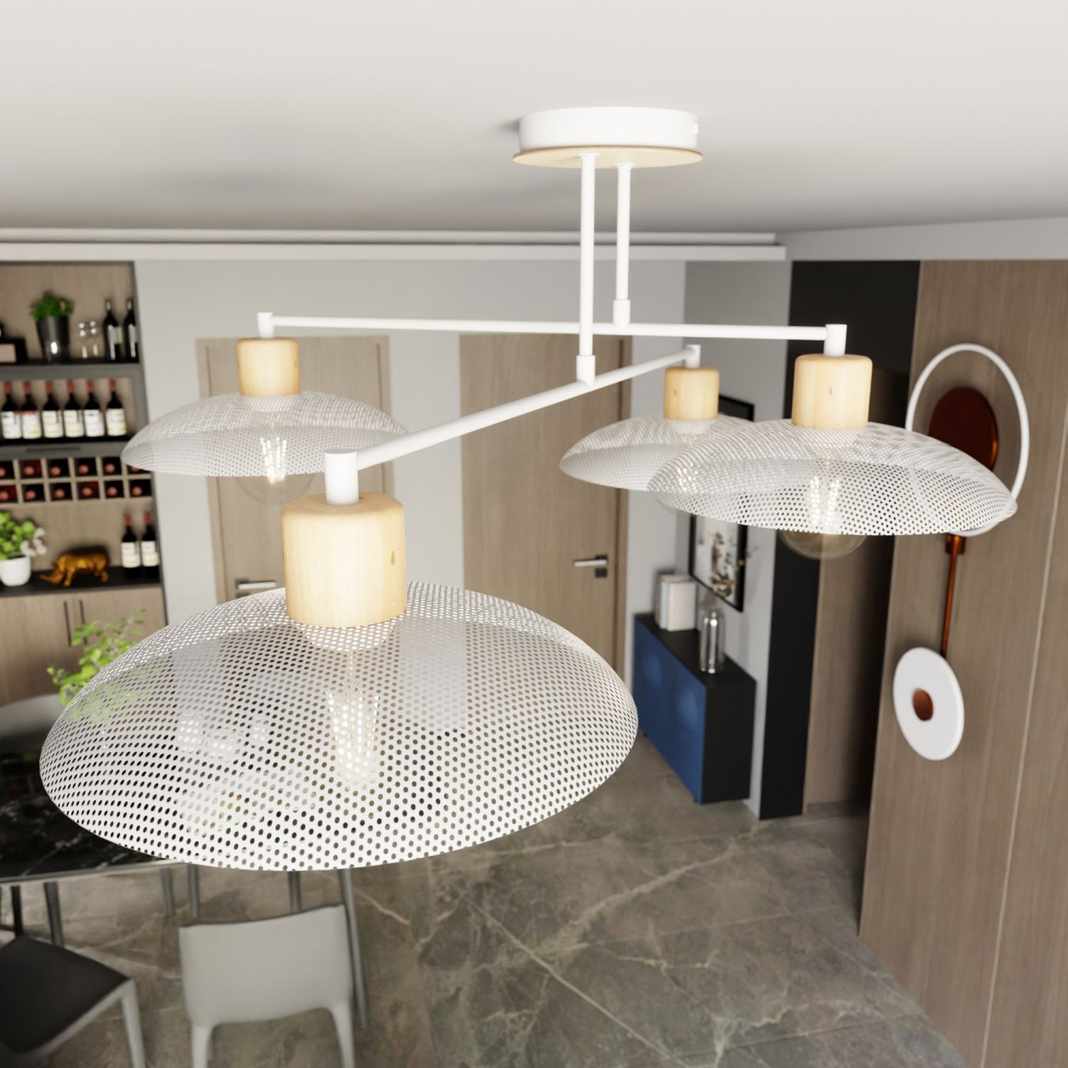 Tabelle, Tischplatte, Fußboden, Lampe, Esstisch