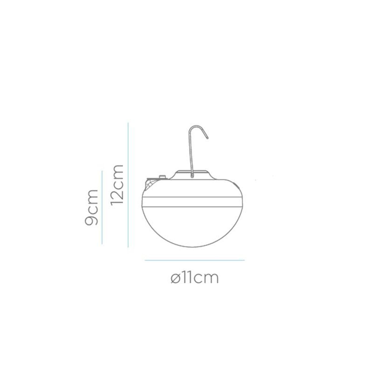 LED Leuchtmittel Akku Haken Magnet 2700 K dimmbar USB IP54 CHERRY Sinken, Waschbeckenhahn