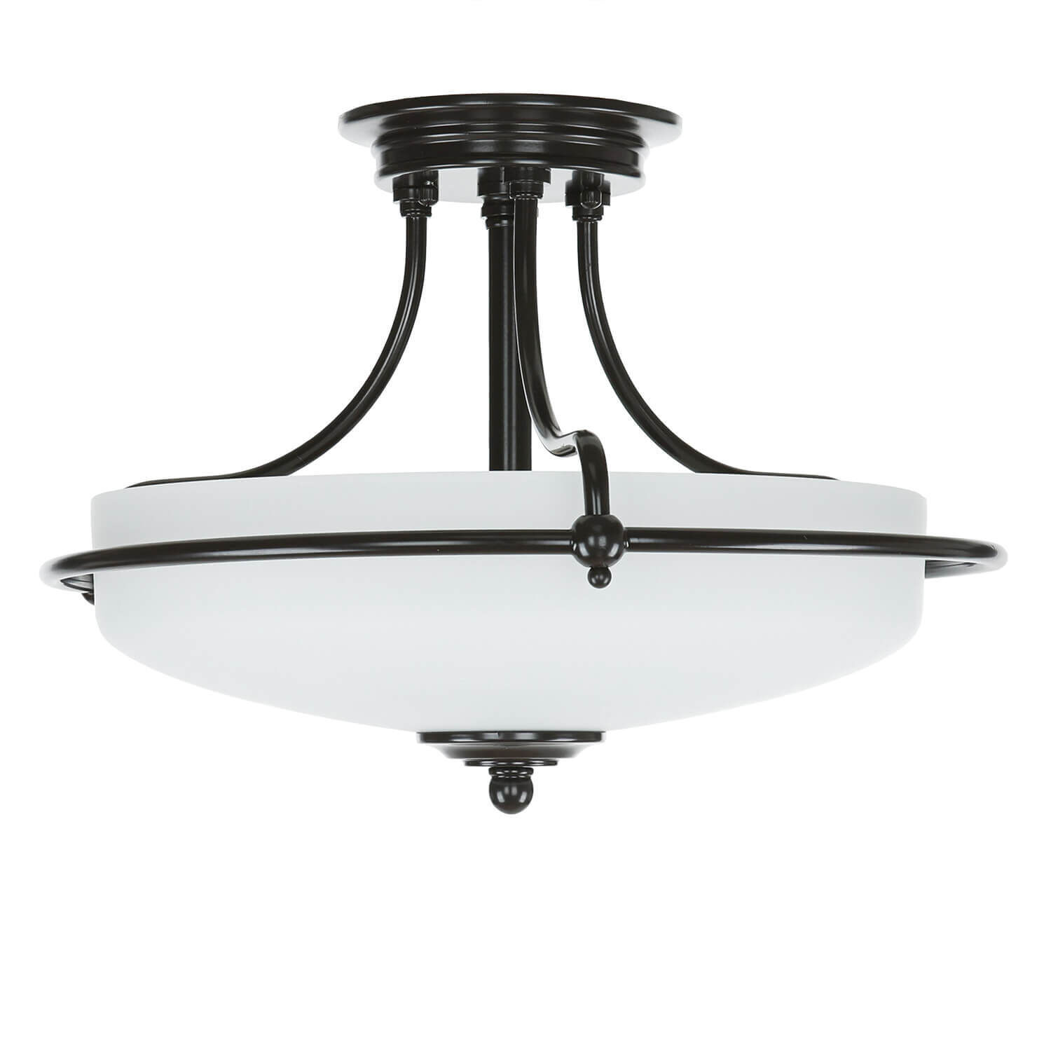 Deckenleuchte ASPERO Bronze Ø43cm Flur Lampe Deckenleuchte, Leuchte, Lampe