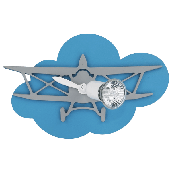 Kinderzimmer Jungen Modellflugzeug, Gelenktes Modell, LED-Licht, Bausatz?, Miniaturflugzeug