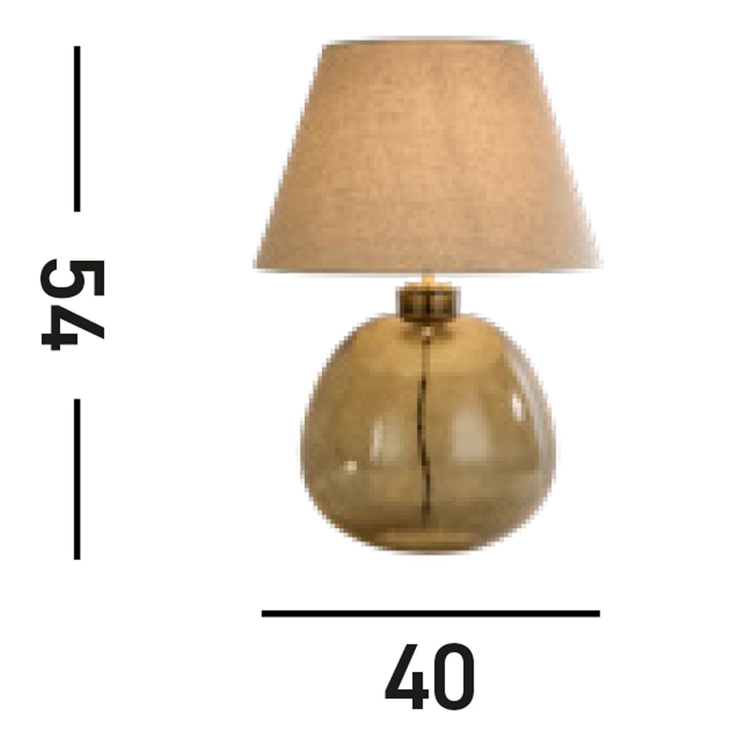 Tischlampe, Lampengehäuse, Metall, Gold, Schirm