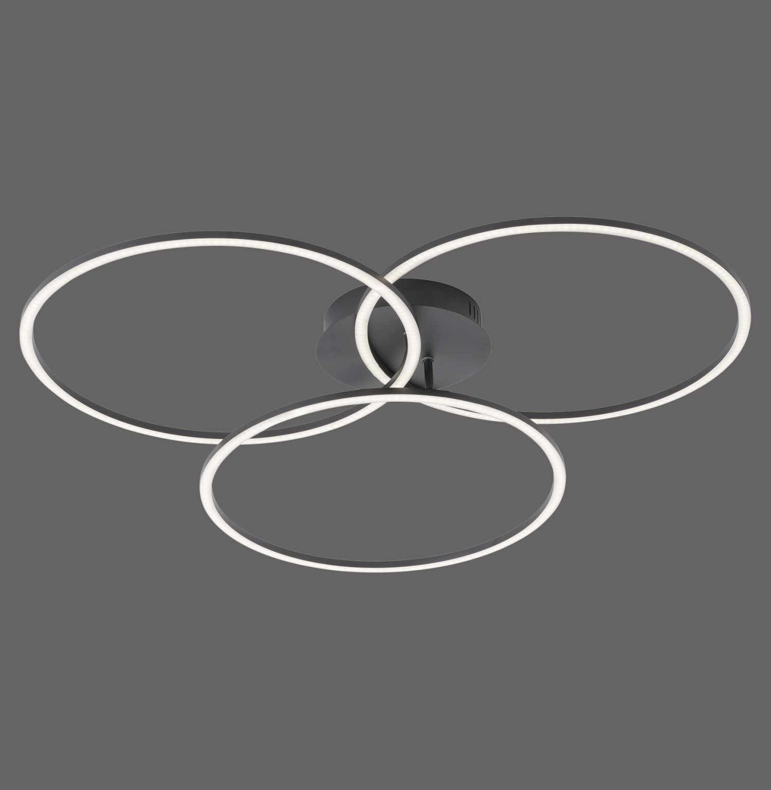 LED Deckenleuchte Metall Schwarz 12 W 1500 lm beweglich LED Deckenleuchte Metall Schwarz 12 W 1500 lm beweglich