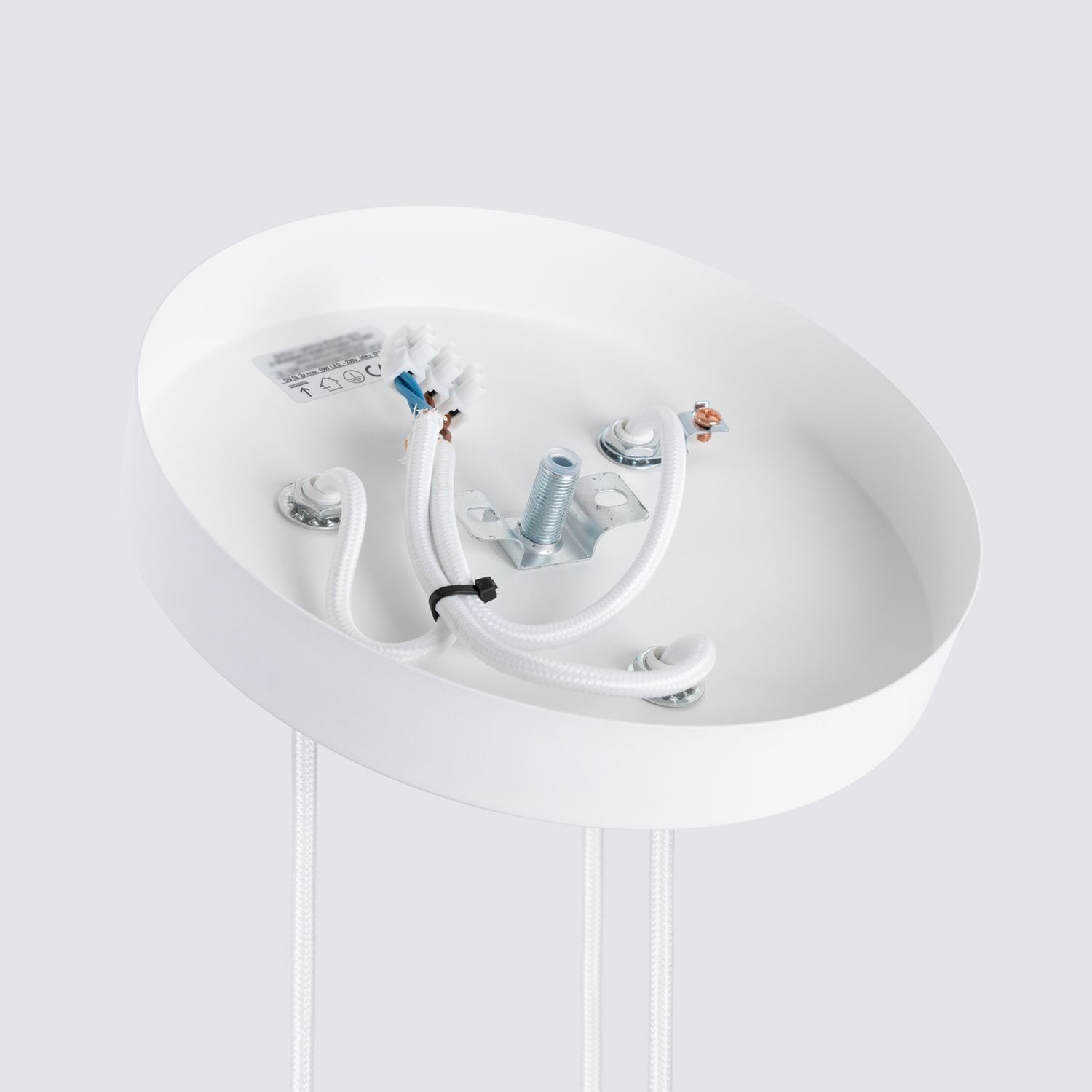 Lampe à suspendre 3 flammes GU10 Moderne L : 19,5 cm Blanc BERTA