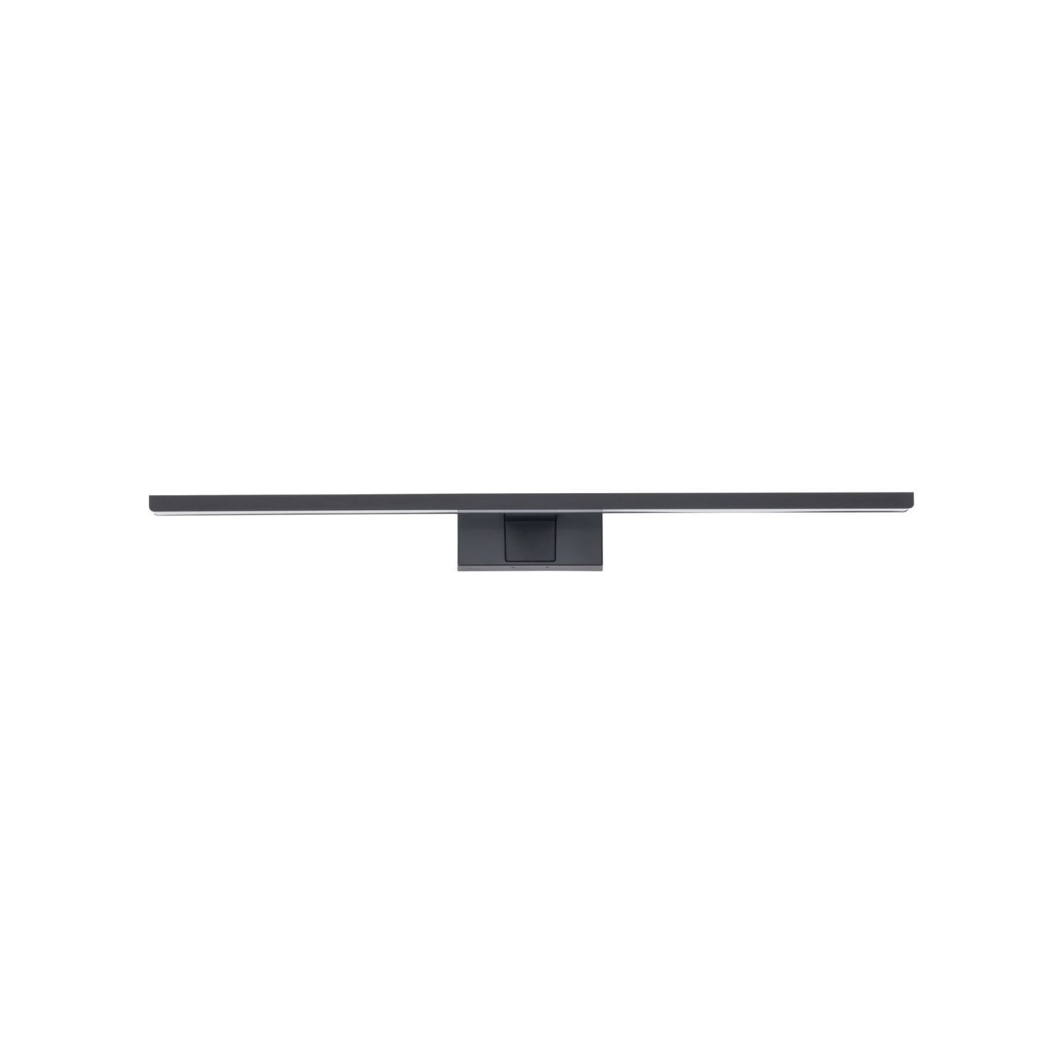 Lampe à miroir LED noire IP44 3000 K 850 lm aluminium