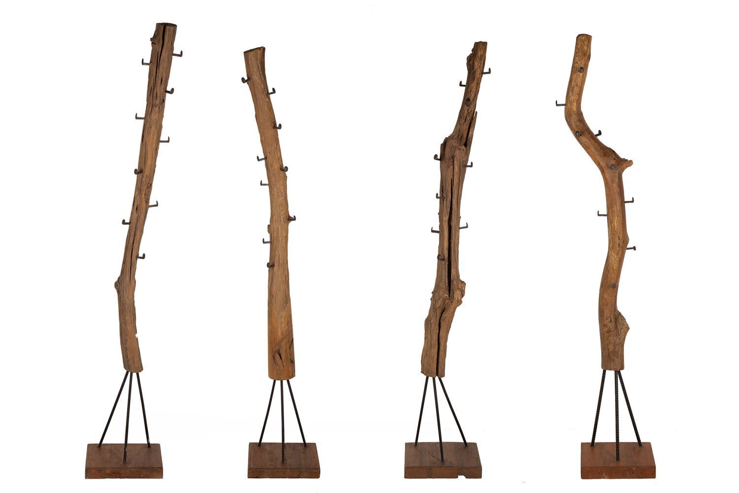 Portemanteau en teck 35x25 cm en naturel