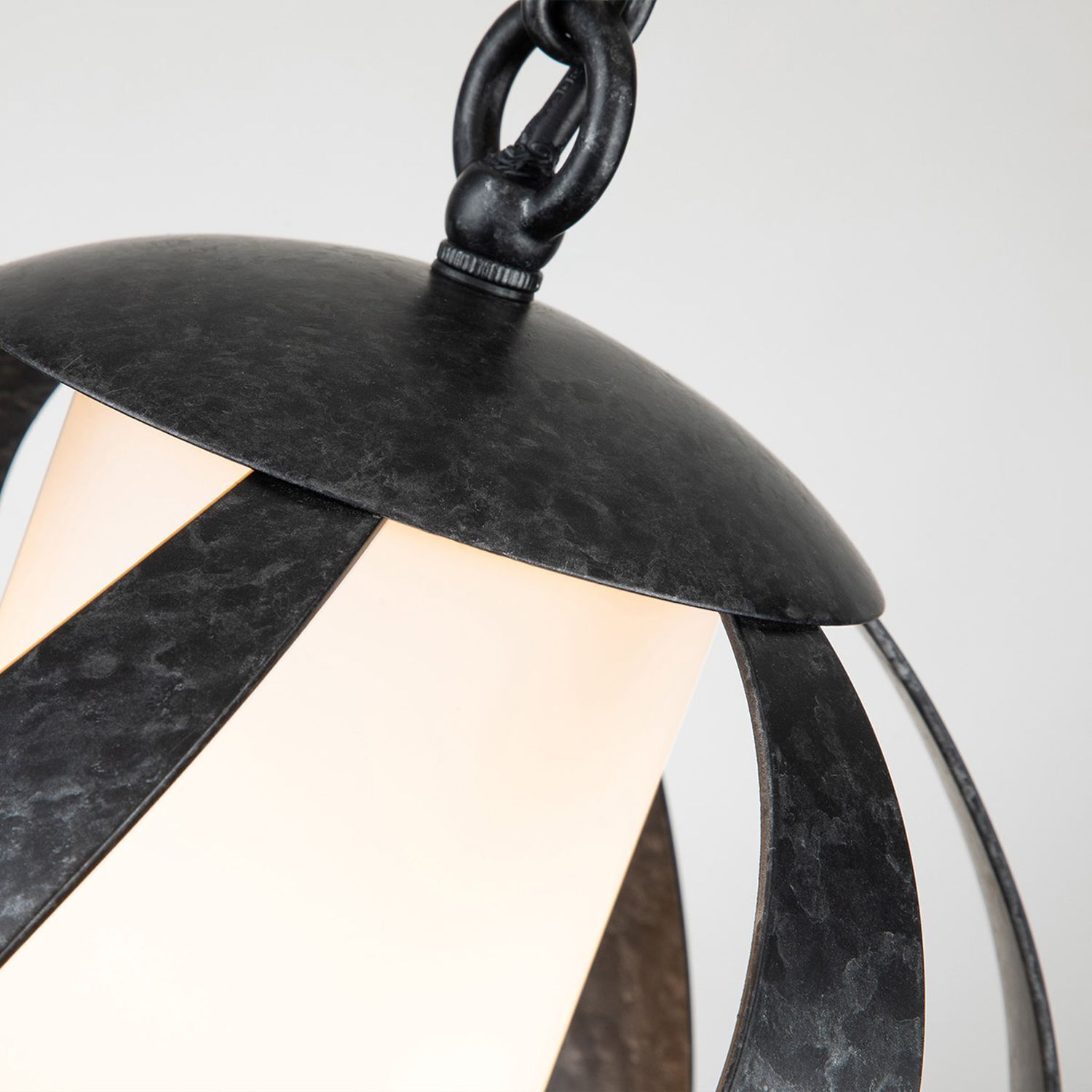 Außenlampe Glas Metall E27 IP44 H: max. 287,3 cm Modern