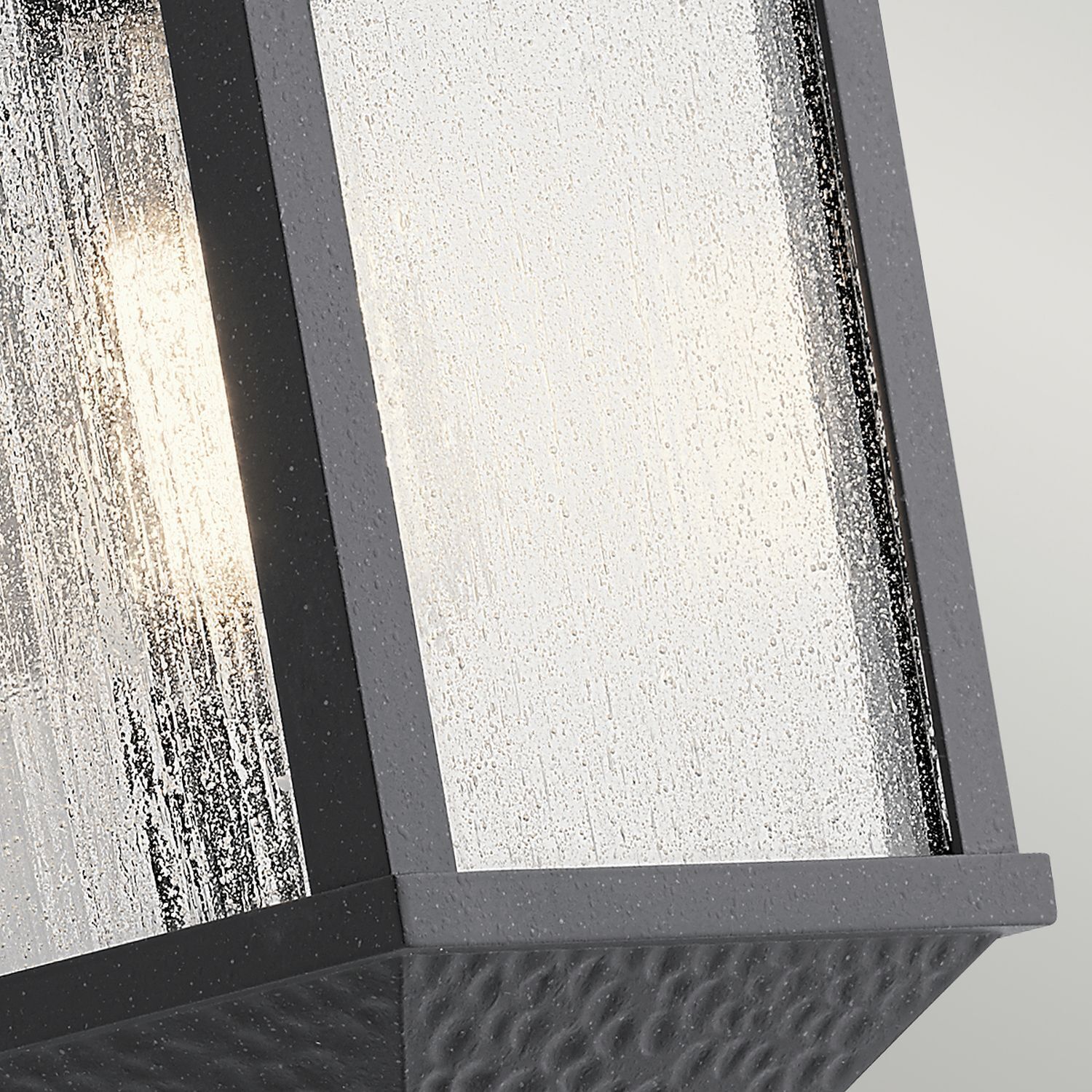 Außen Wandlampe Schwarz Aluminium IP44 Rustikal Beleuchtung