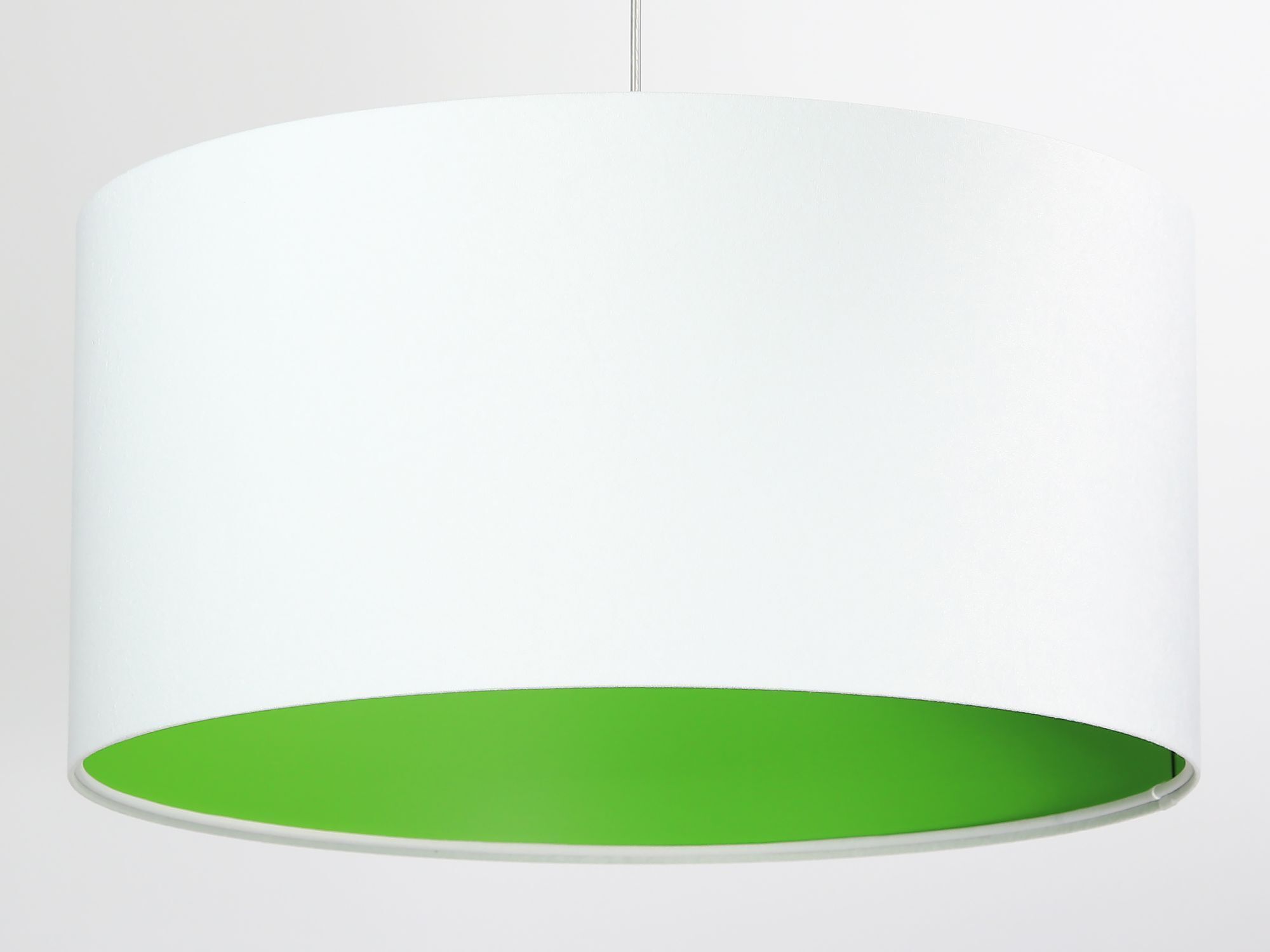 Salon Lampe à suspendre Blanc Vert Tissu rond Rétro