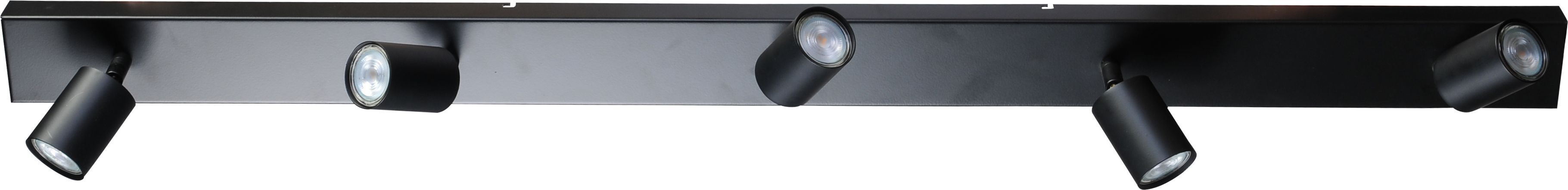 Deckenlampe Metall Schwarz 130 cm 5-flammig ELSIE